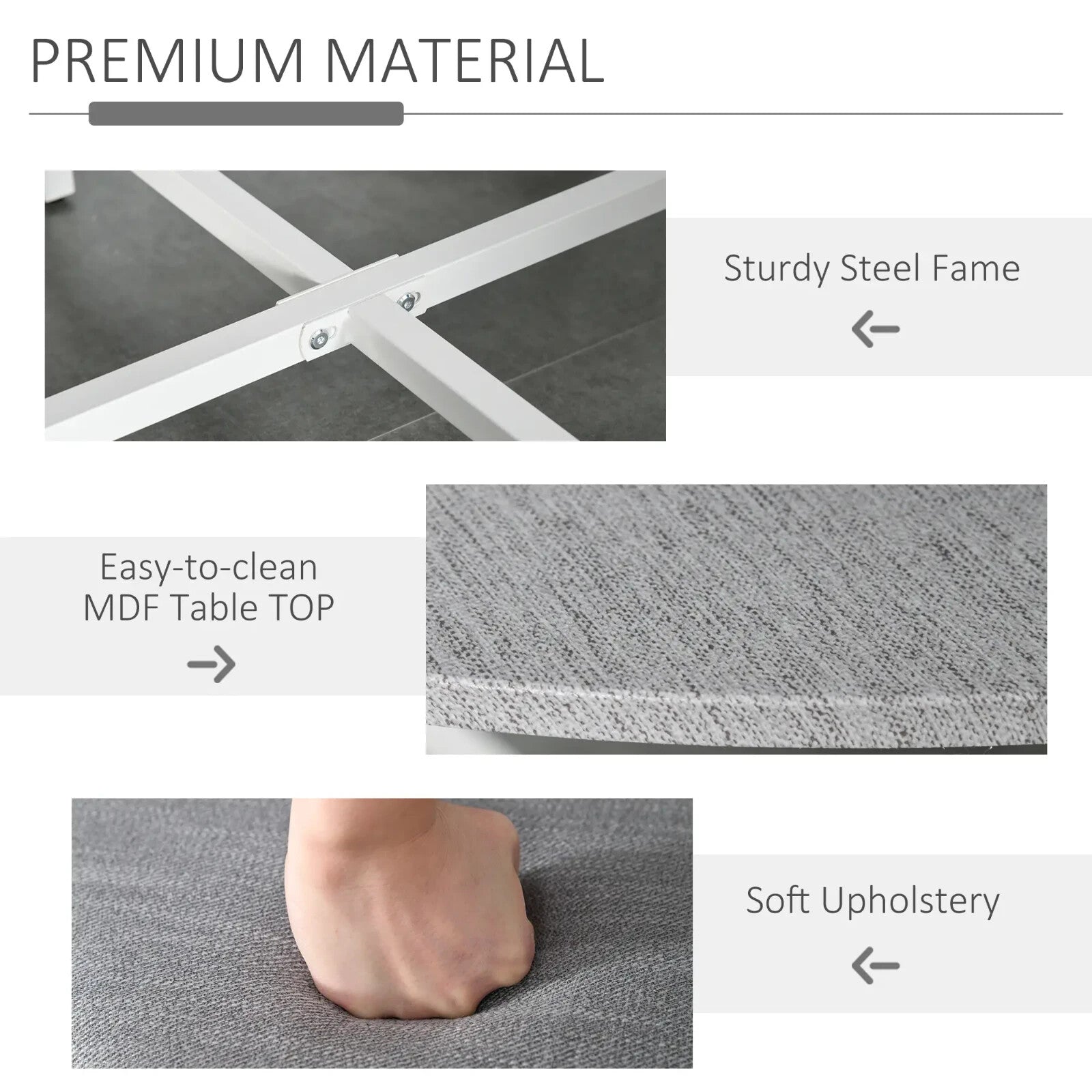 Small Dining Table 4 Chairs Kitchen Furniture Set Space Saving Breakfast Table - Home and Garden Furniture Shop - rustic - furniture