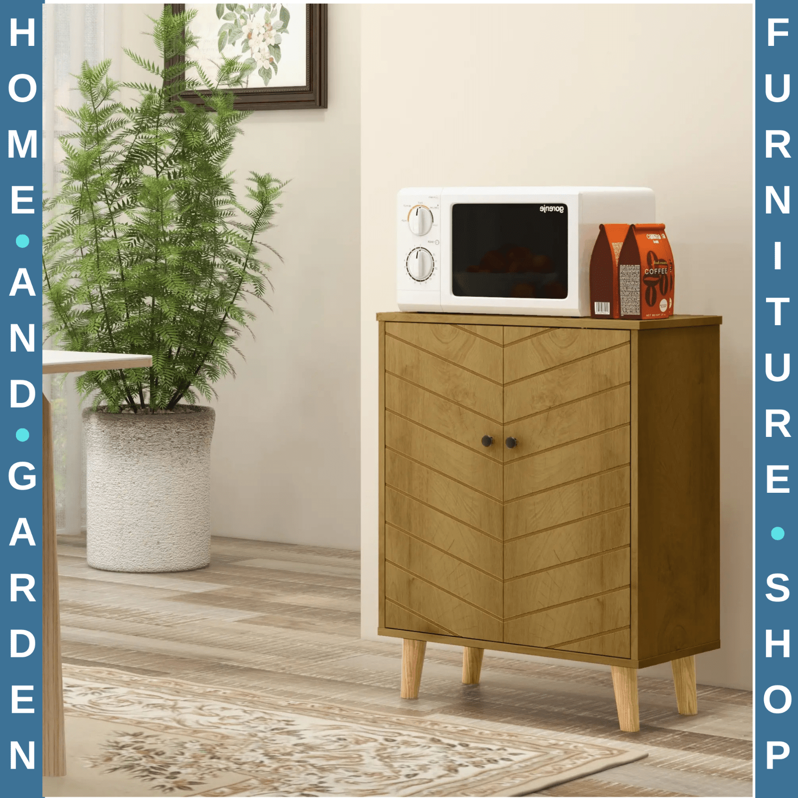 Small Wooden Sideboard Cabinet Scandinavian Modern Cupboard Nordic Furniture NEW - Home and Garden Furniture Shop - rustic - furniture