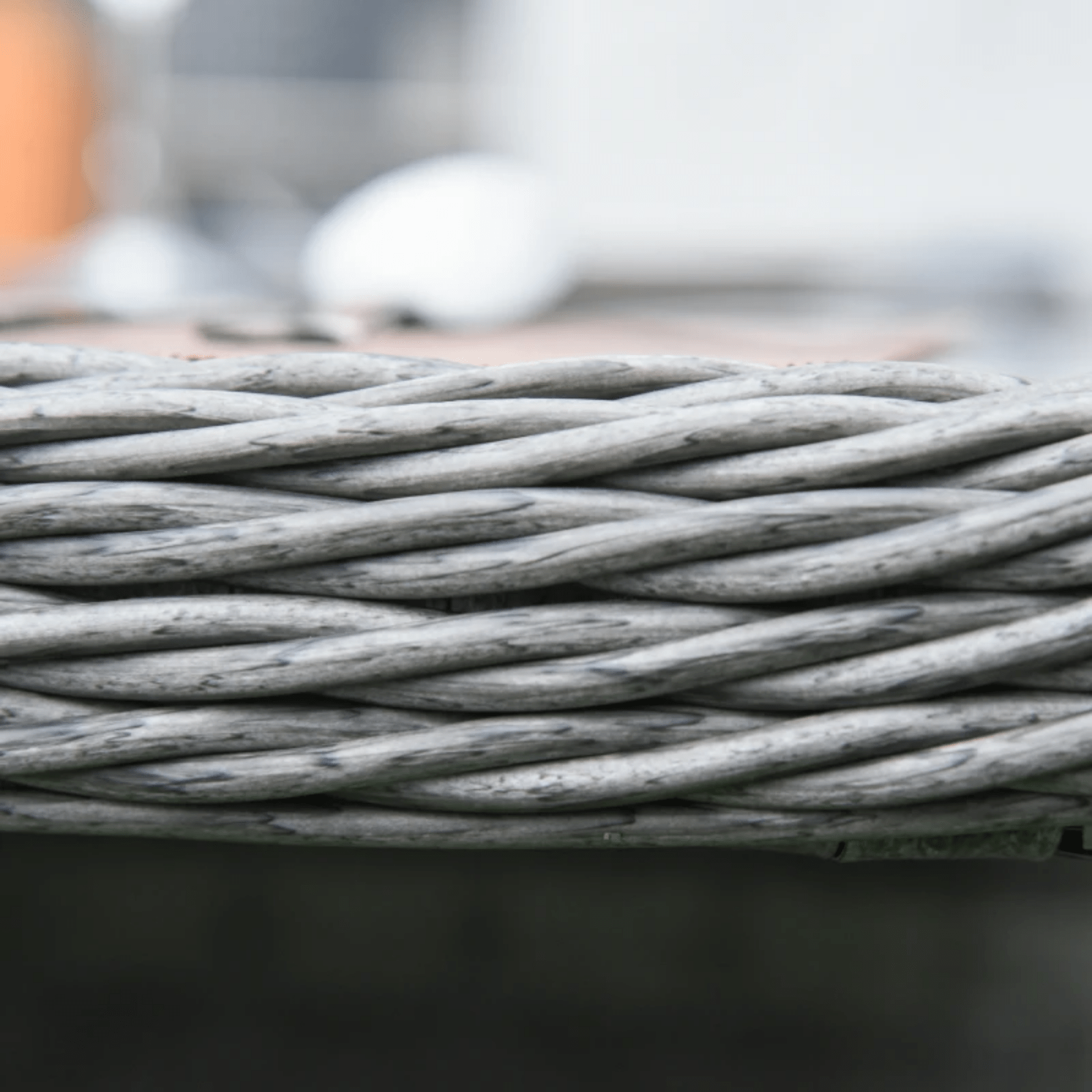 Space Saving 8 Person Patio Rattan Dining Table and Chair Set Garden Furniture - Home and Garden Furniture Shop - rustic - furniture