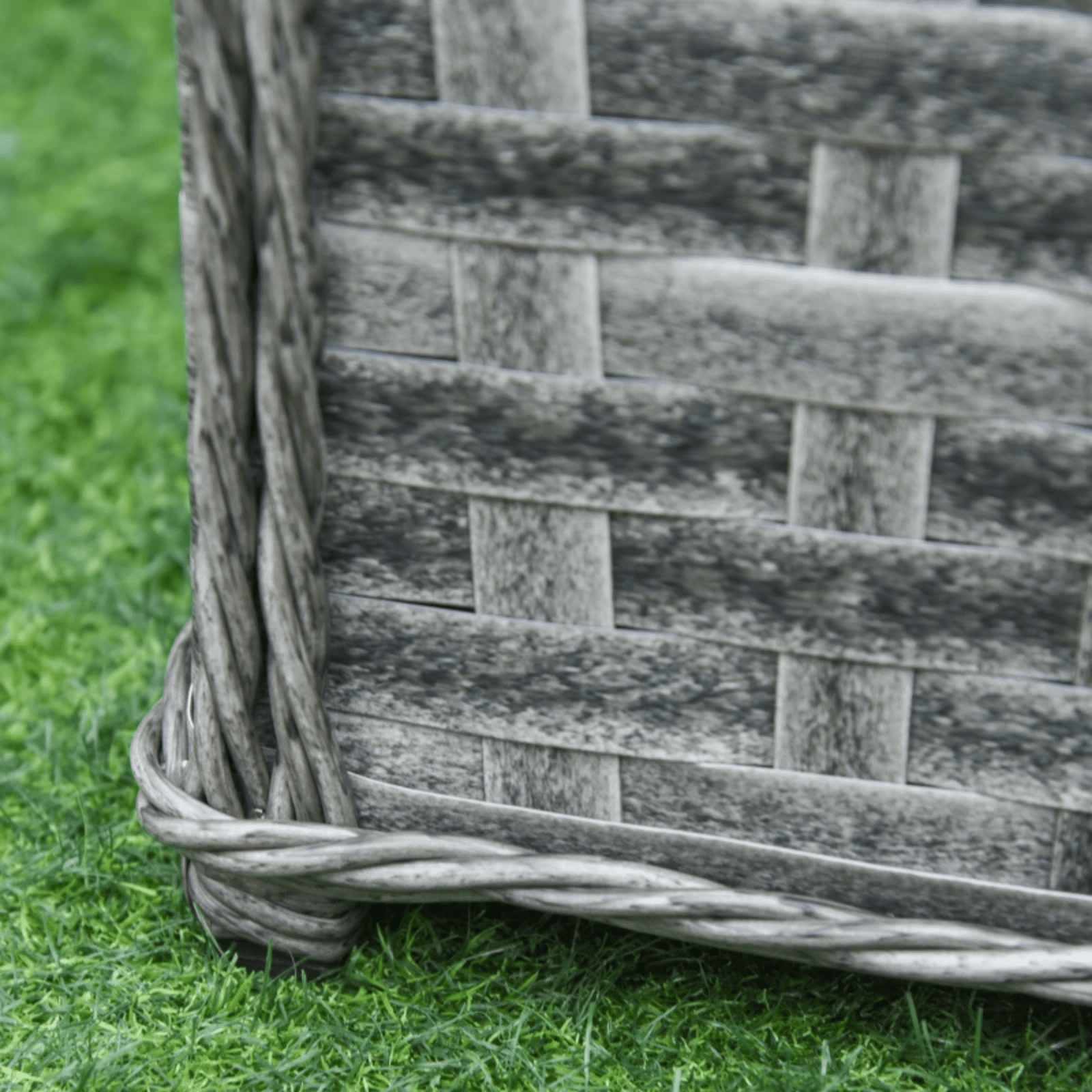 Space Saving 8 Person Patio Rattan Dining Table and Chair Set Garden Furniture - Home and Garden Furniture Shop - rustic - furniture