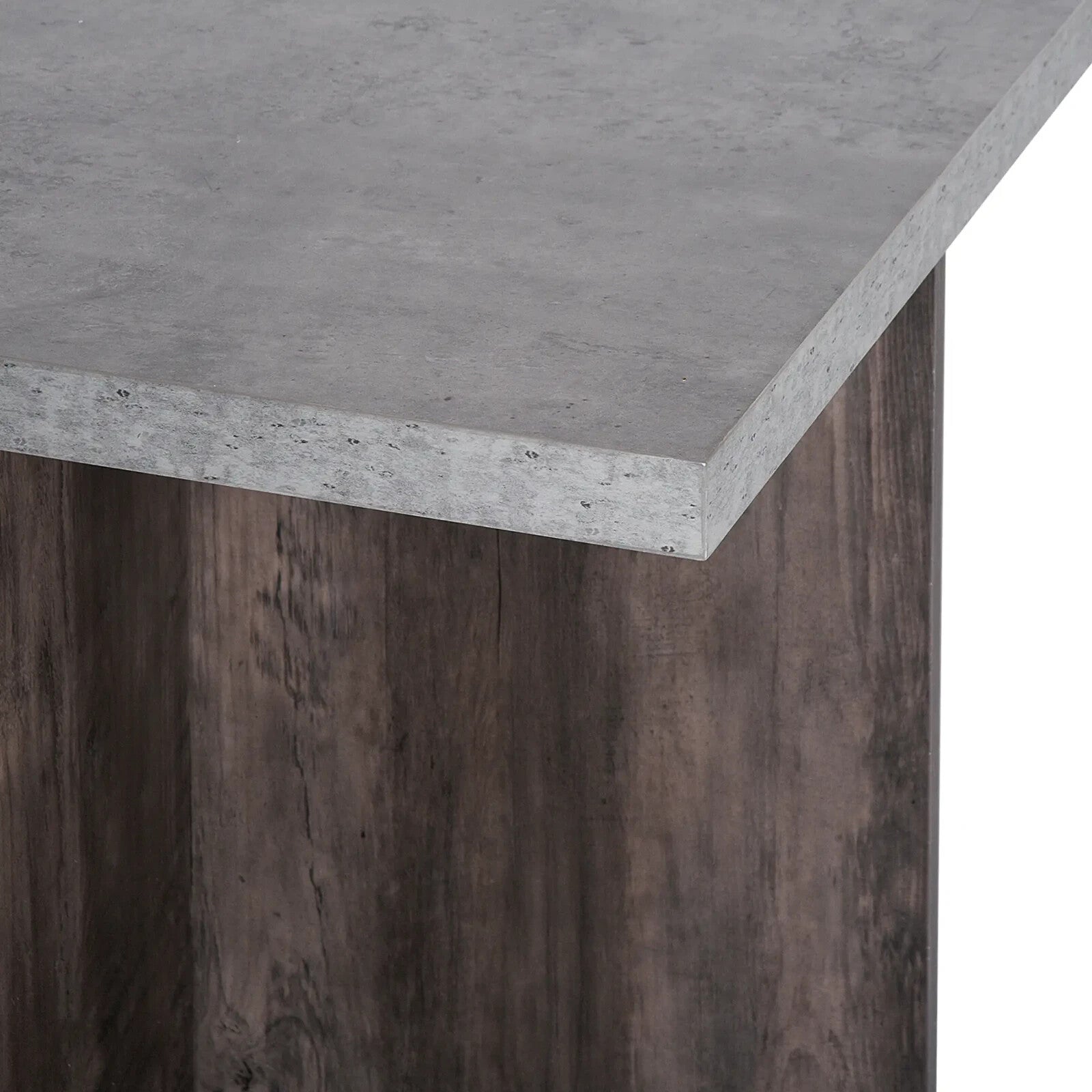 Space Saving Dining Table Set 4 Ottomans Seats Kitchen Bar Table Home Furniture - Home and Garden Furniture Shop - rustic - furniture