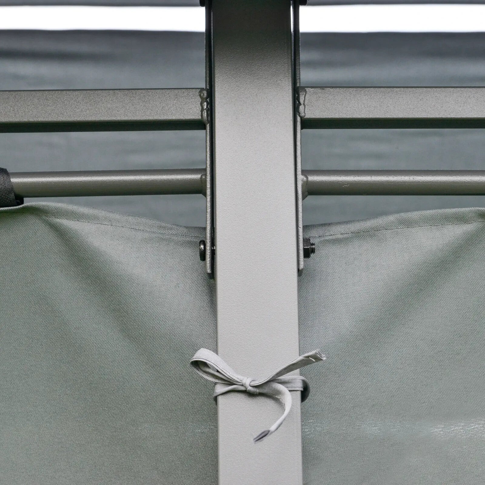 Steel Frame Gazebo Curtains 4m x 3m Outdoor 2 - Tier Garden Tent Sun Shade Cover - Home and Garden Furniture Shop - rustic - furniture