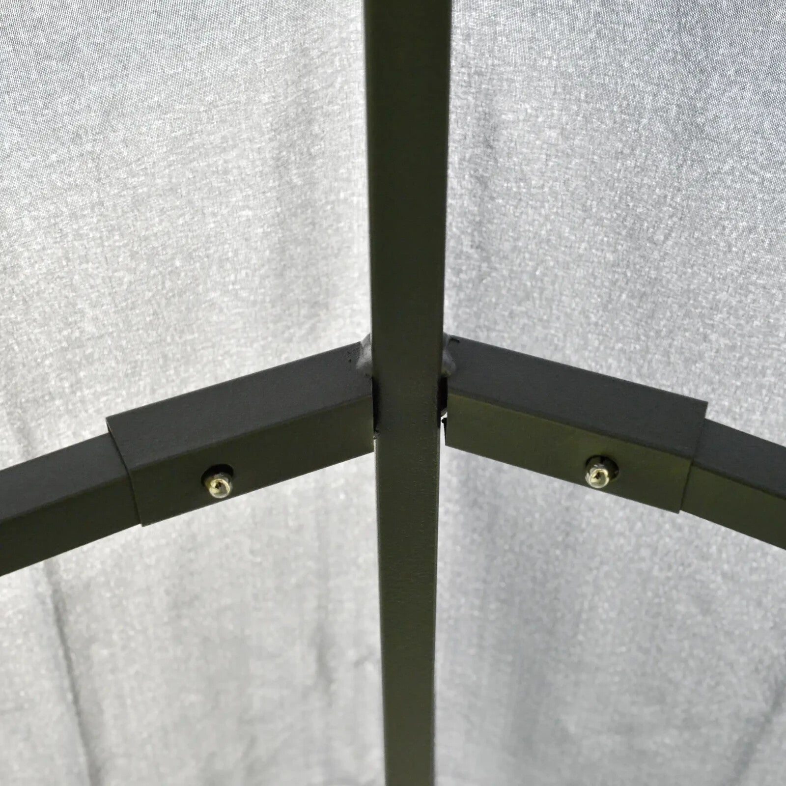 Steel Frame Gazebo Curtains 4m x 3m Outdoor 2 - Tier Garden Tent Sun Shade Cover - Home and Garden Furniture Shop - rustic - furniture