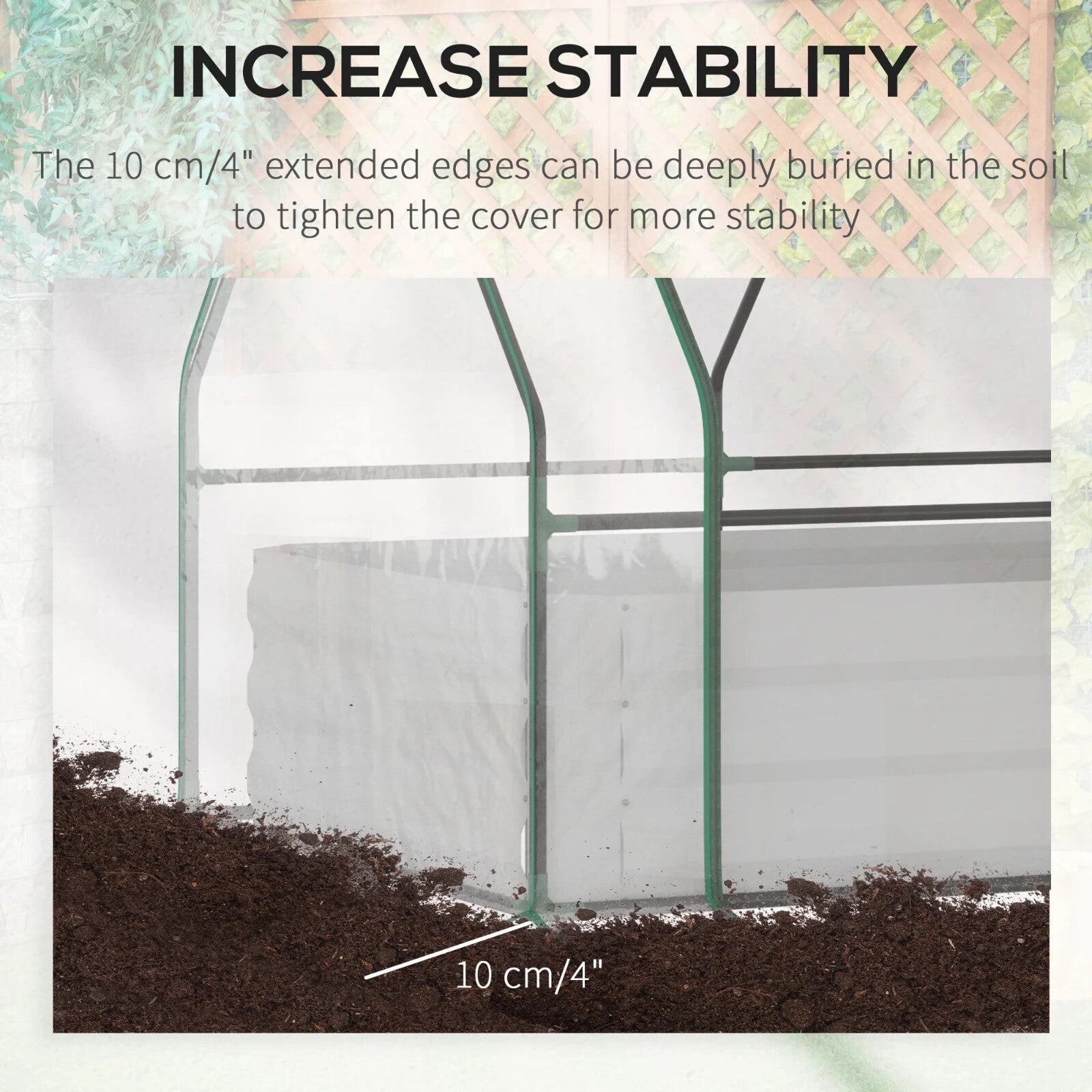 Steel Raised Garden Planter Box Kit w/ Greenhouse Cover for Use Outdoor Growing - Home and Garden Furniture Shop - rustic - furniture