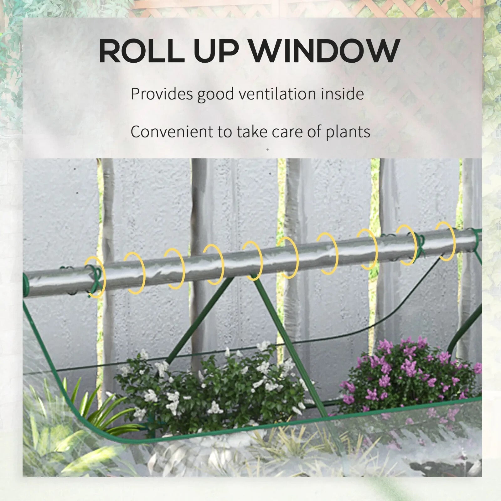 Steel Raised Garden Planter Box Kit w/ Greenhouse Cover Outdoor Dual Use Growing - Home and Garden Furniture Shop - rustic - furniture