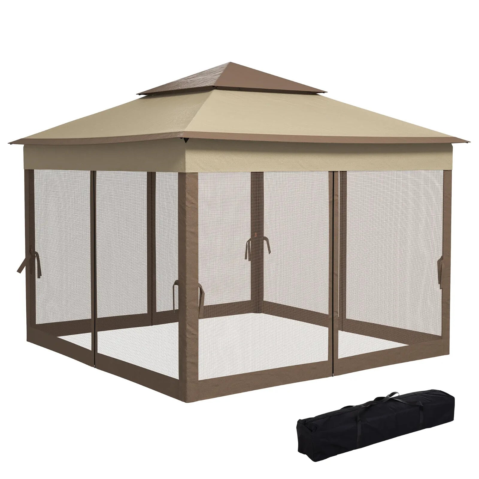 Strong Outdoor Pop Up Gazebo With Sides Heavy Duty Garden Tent Party Patio Cover - Home and Garden Furniture Shop - rustic - furniture
