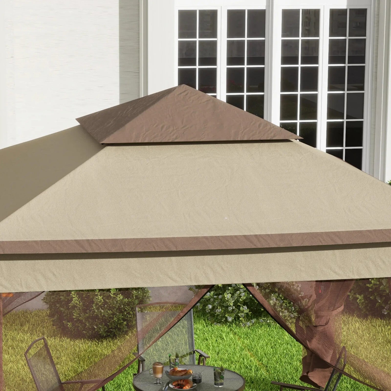 Strong Outdoor Pop Up Gazebo With Sides Heavy Duty Garden Tent Party Patio Cover - Home and Garden Furniture Shop - rustic - furniture