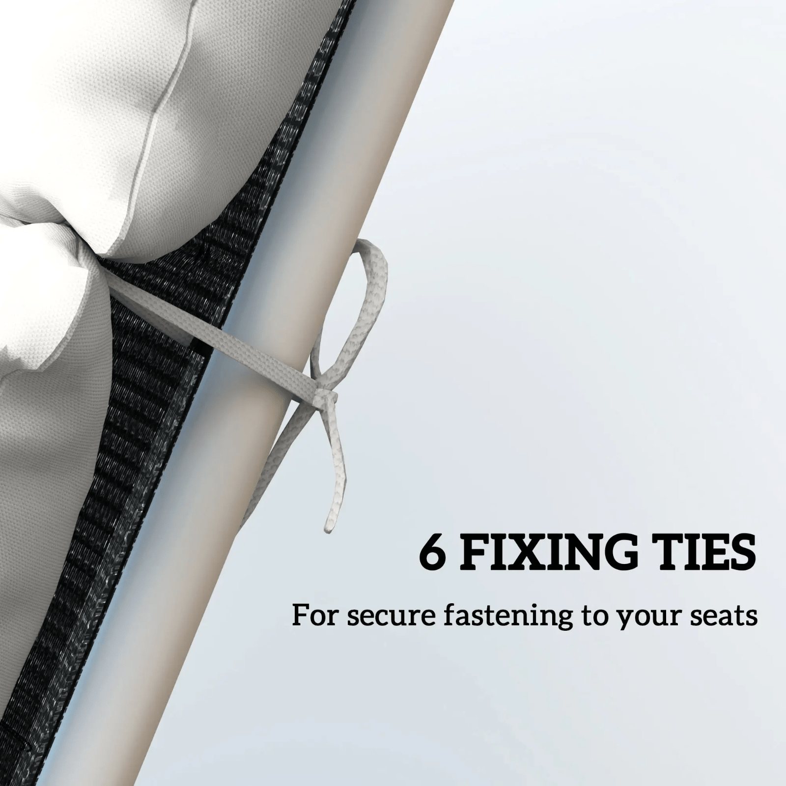 Sun Lounger Cushion Only 190x56x10cm Garden Chair Pad UPF20 Thick Sunbed Cushion - Home and Garden Furniture Shop - rustic - furniture