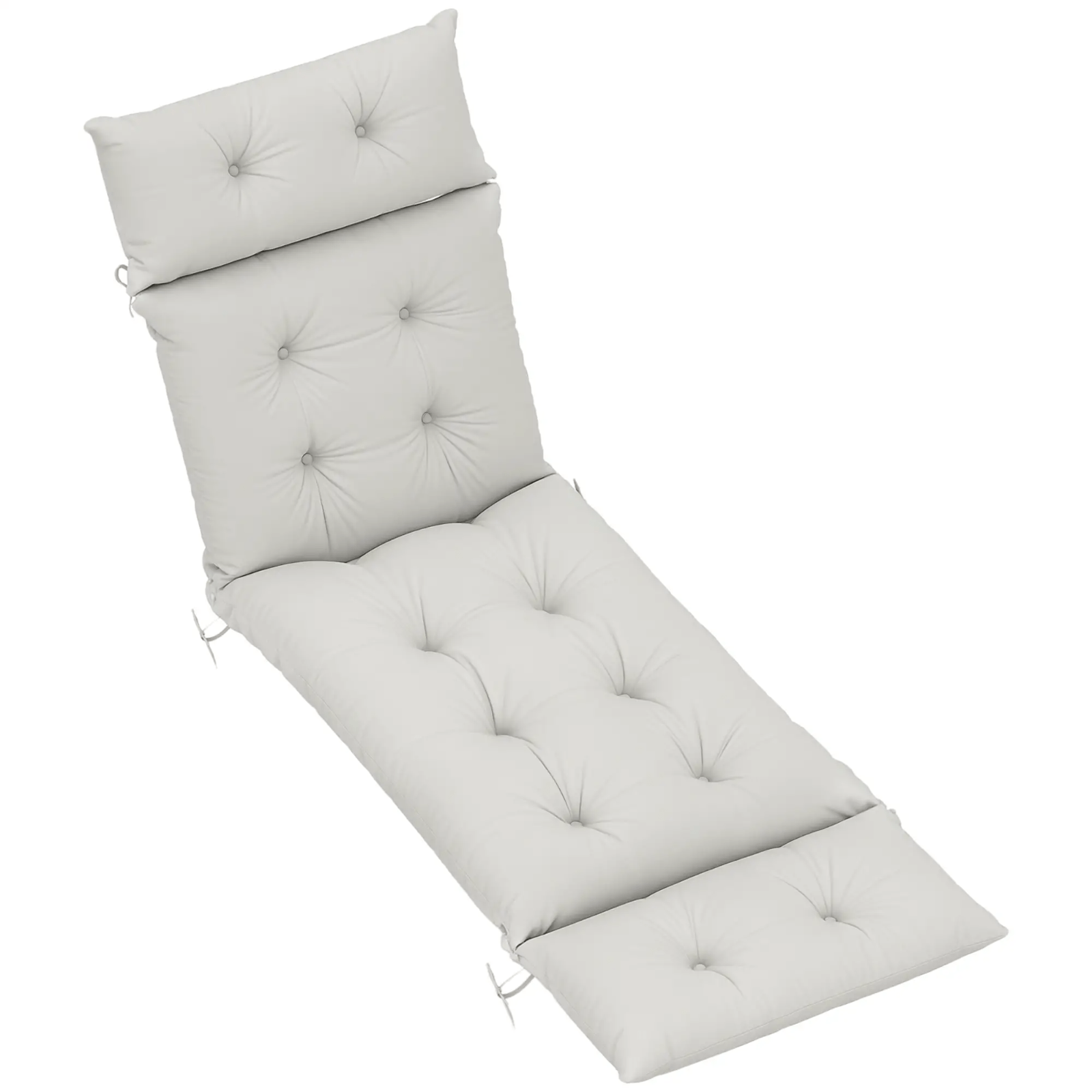 Sun Lounger Cushion Only 190x56x10cm Garden Chair Pad UPF20 Thick Sunbed Cushion - Home and Garden Furniture Shop - rustic - furniture