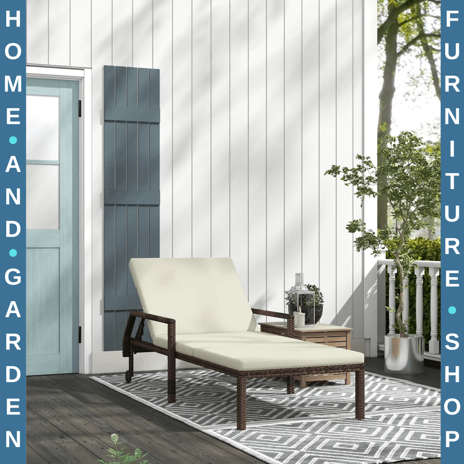 Sun Lounger Recliner Bed Folding Chairs for Camping Garden Beach 5 Position Back - Home and Garden Furniture Shop - rustic - furniture