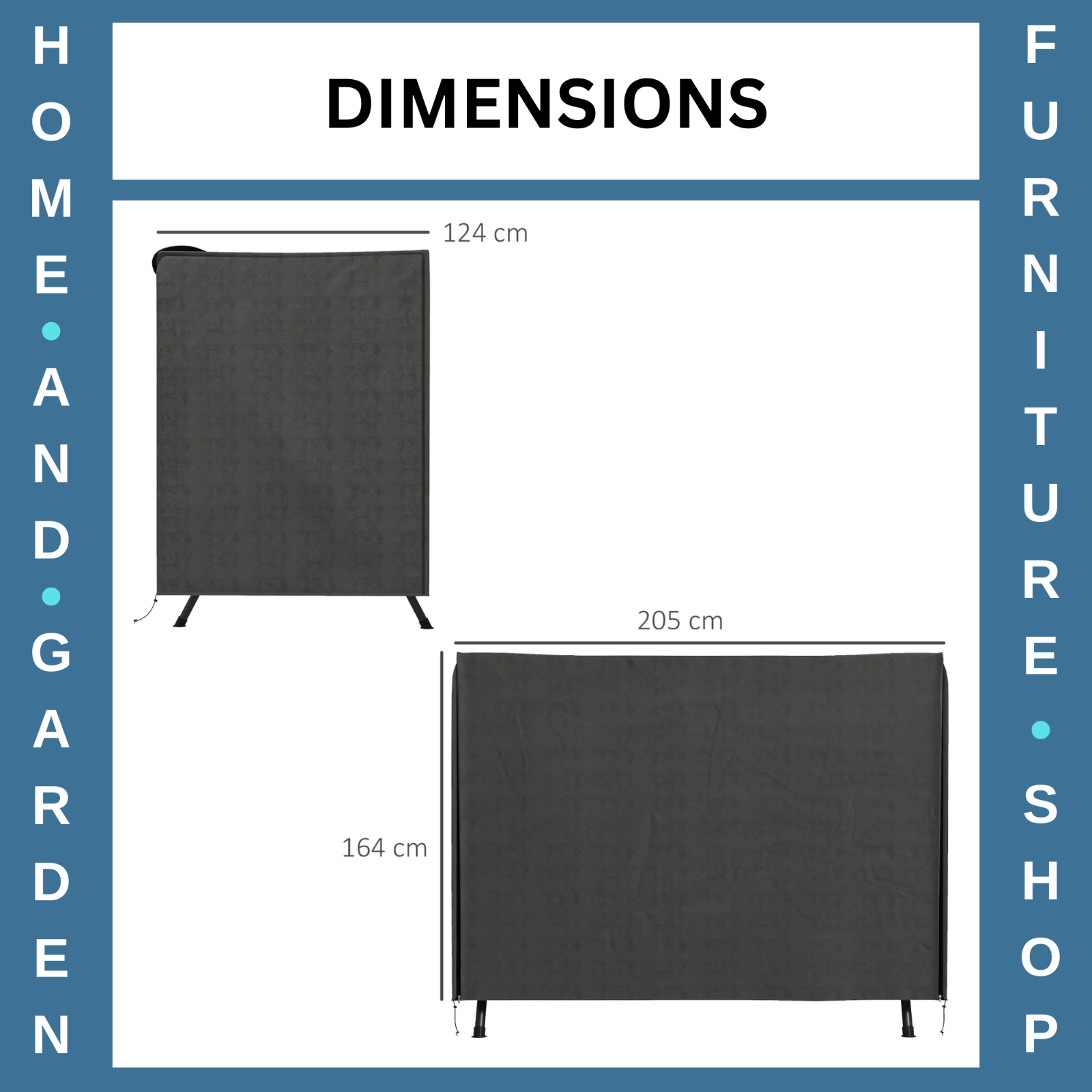 Swing Chair Cover Garden Furniture Rain Protector Large Waterproof Patio Outdoor - Home and Garden Furniture Shop - rustic - furniture