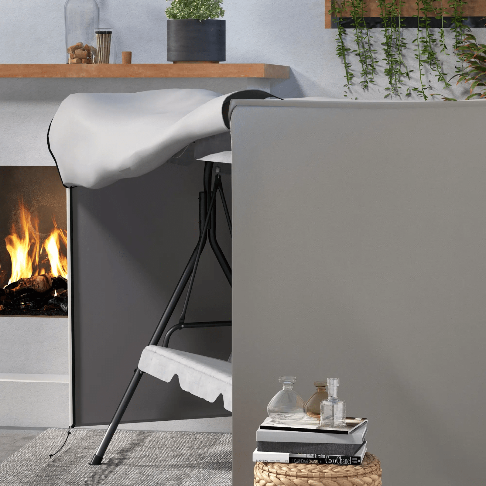 Swing Chair Cover Garden Furniture Rain Protector Large Waterproof Patio Outdoor - Home and Garden Furniture Shop - rustic - furniture