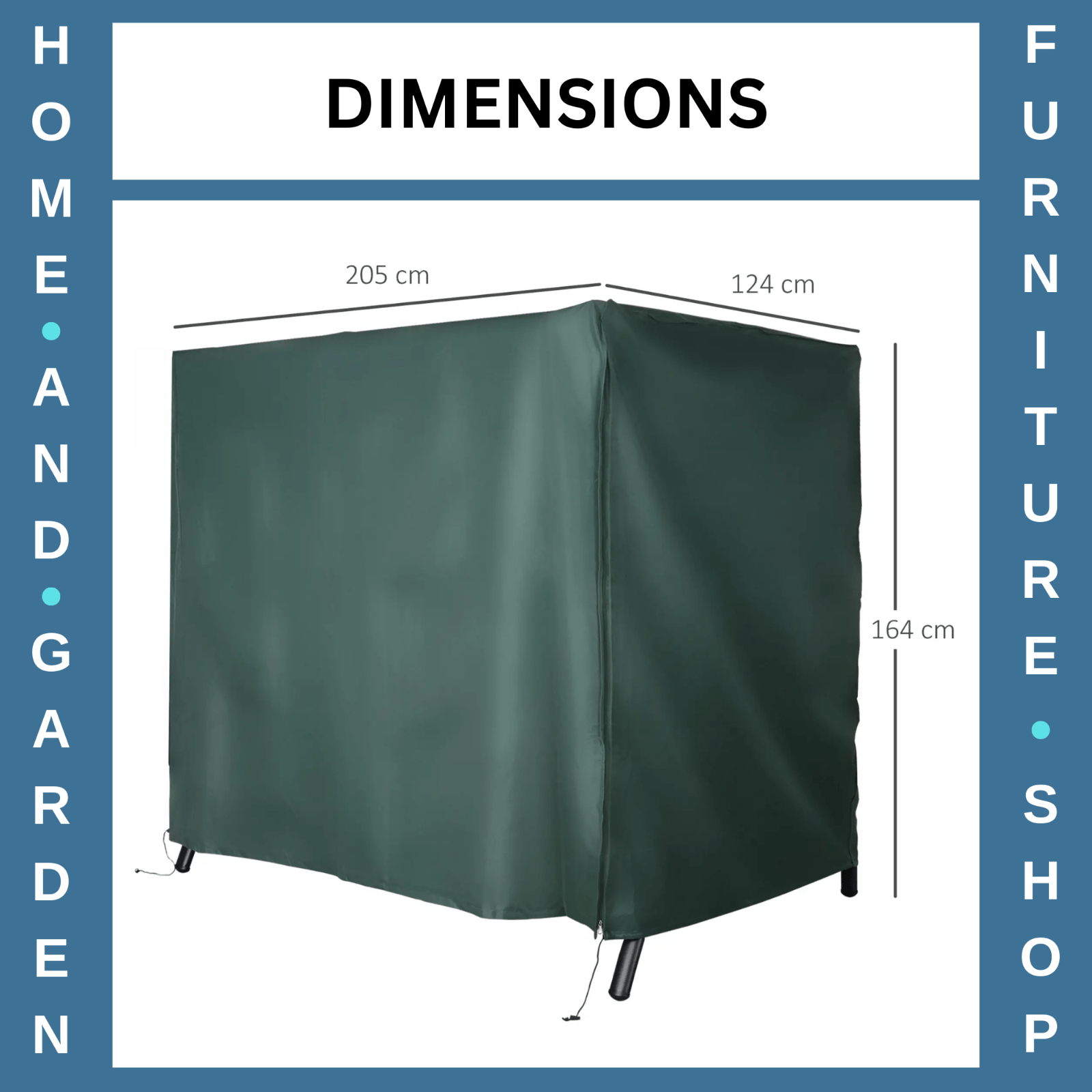 Swing Chair Cover Garden Furniture Rain Protector Large Waterproof Patio Outdoor - Home and Garden Furniture Shop - rustic - furniture