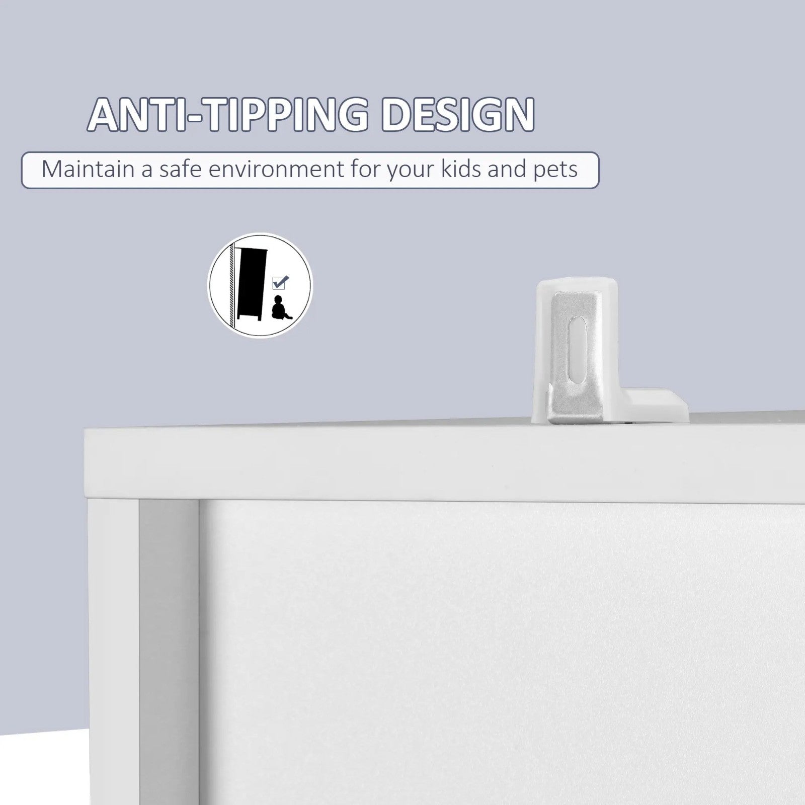 Tall Bathroom Cabinet Storage Unit Modern Slim Tallboy Cupboard Mirrored Door - Home and Garden Furniture Shop - rustic - furniture