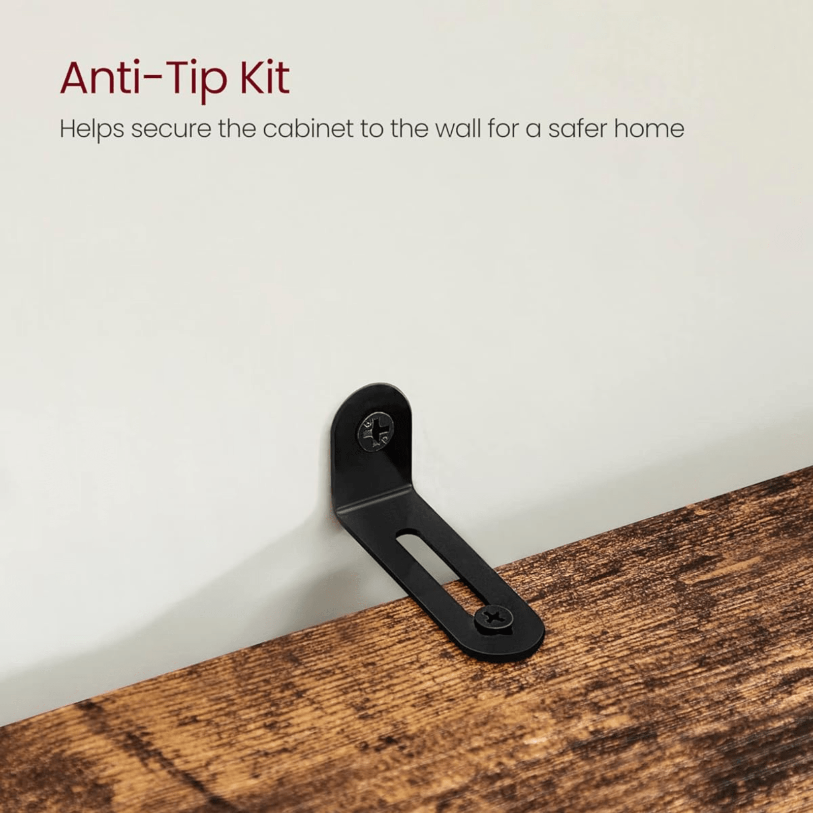 Tall Bathroom Cabinet Storage Unit Rustic Slim Tallboy Cupboard Door Shelves NEW - Home and Garden Furniture Shop - rustic - furniture