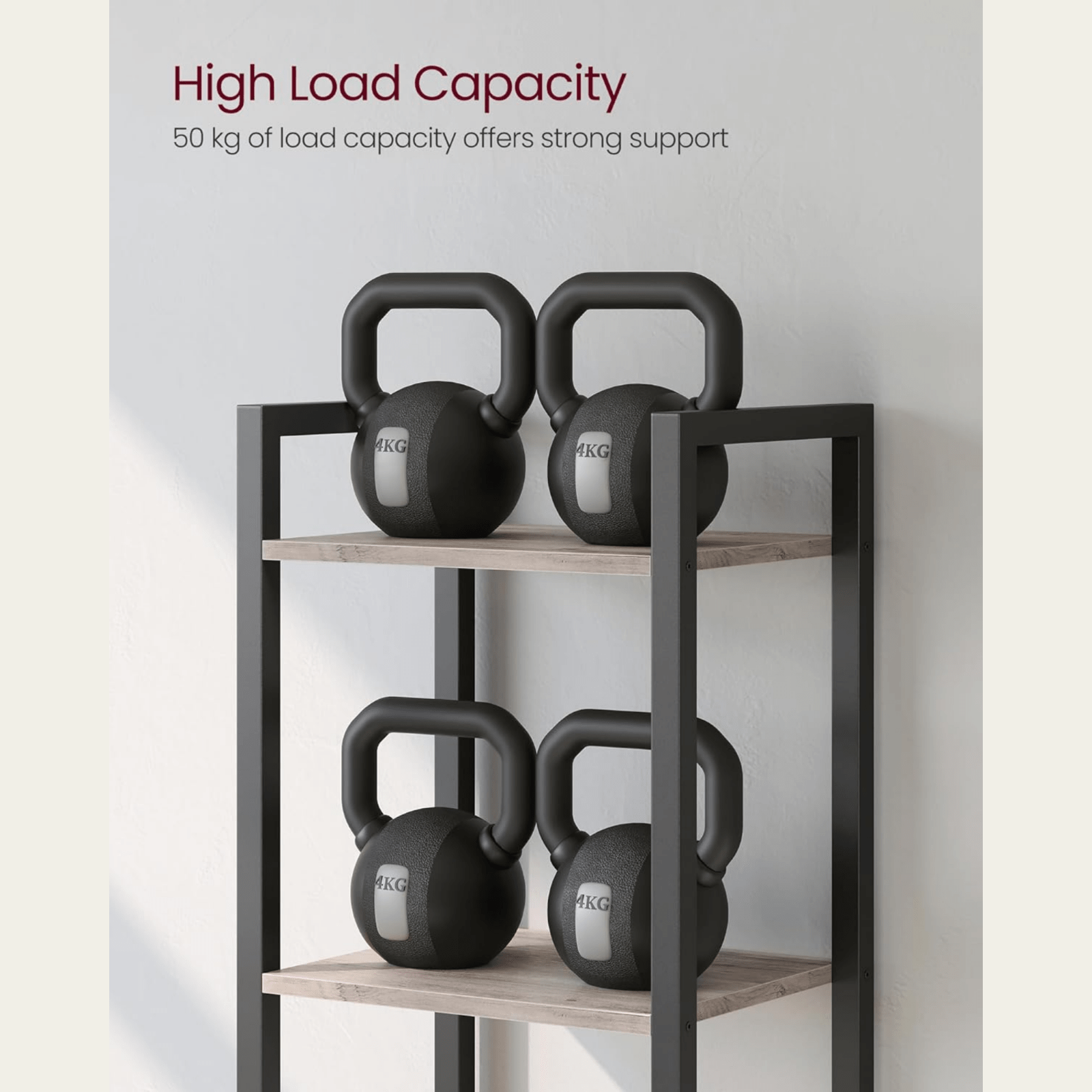 Tall Industrial Bookcase Narrow Vintage Display Unit Rustic Slim Storage Shelves - Home and Garden Furniture Shop - rustic - furniture