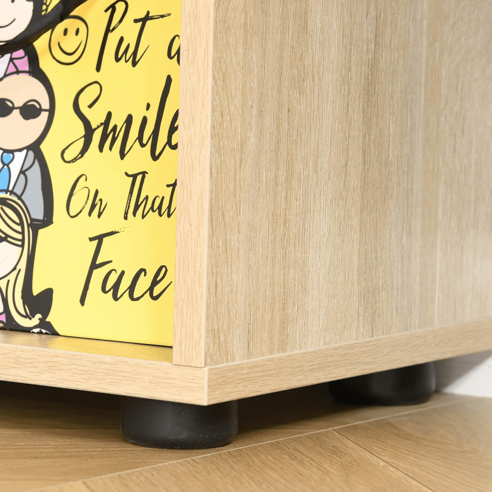 Tall Oak Wooden Bookcase Modern Room Divider Display Storage Cube Shelving Unit - Home and Garden Furniture Shop - rustic - furniture