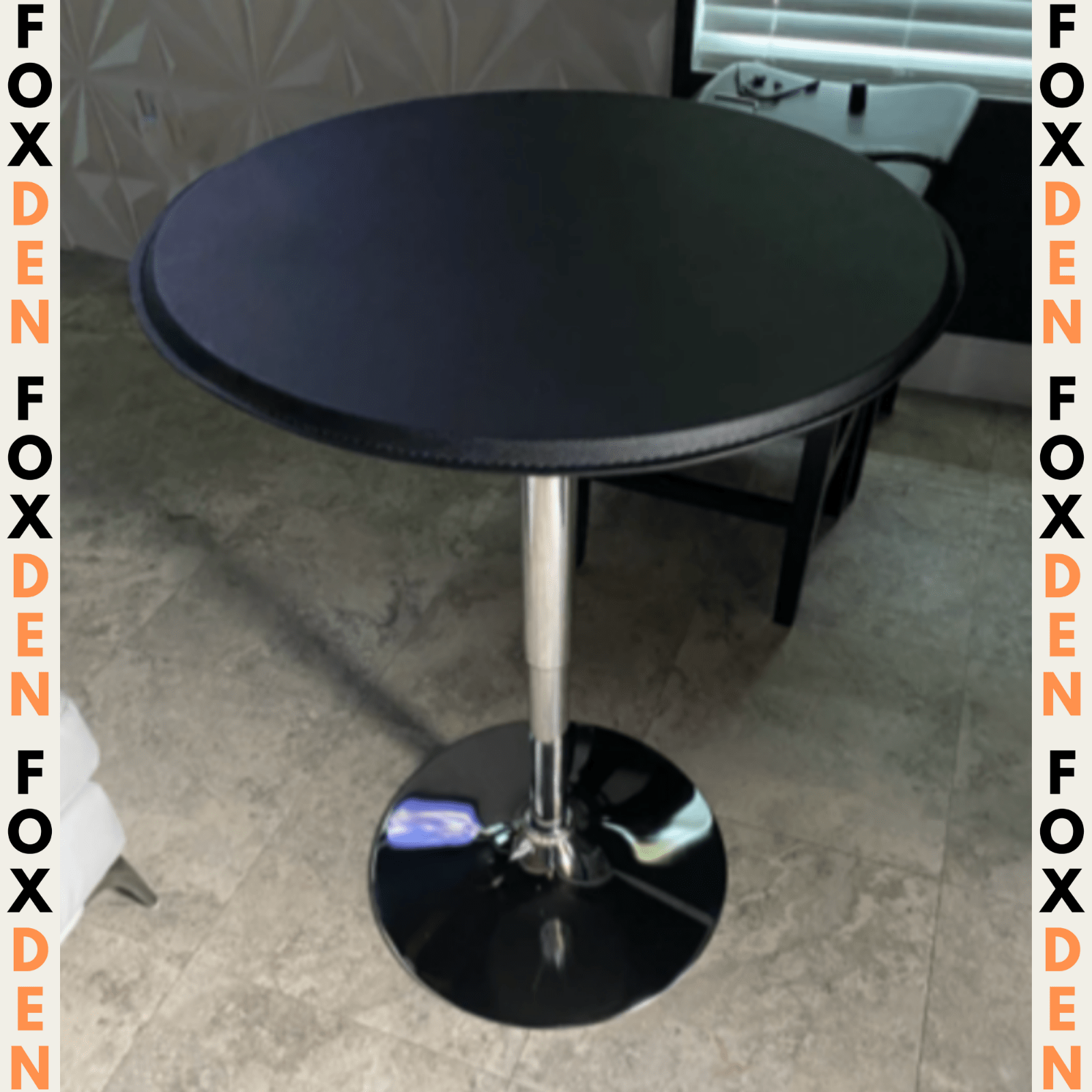 Tall Round Bar Table Modern Breakfast Kitchen Dining Room Small Bar Bistro Table - Home and Garden Furniture Shop - rustic - furniture