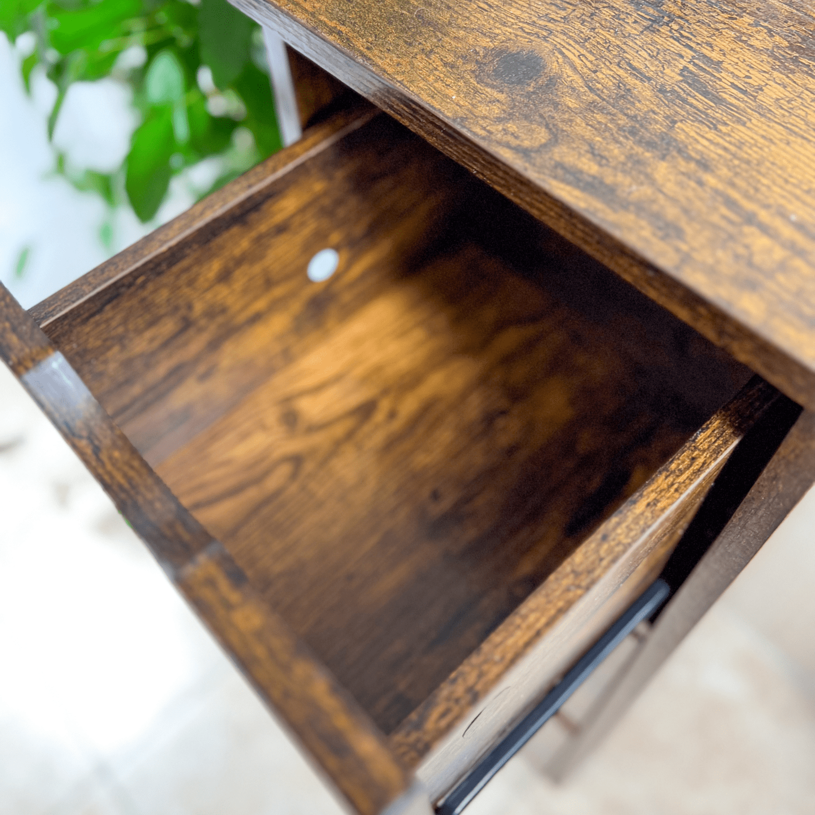 Tall Slim Cabinet Narrow Shoe Bathroom Bedroom Cupboard Side Table Bedside Unit - Home and Garden Furniture Shop - rustic - furniture