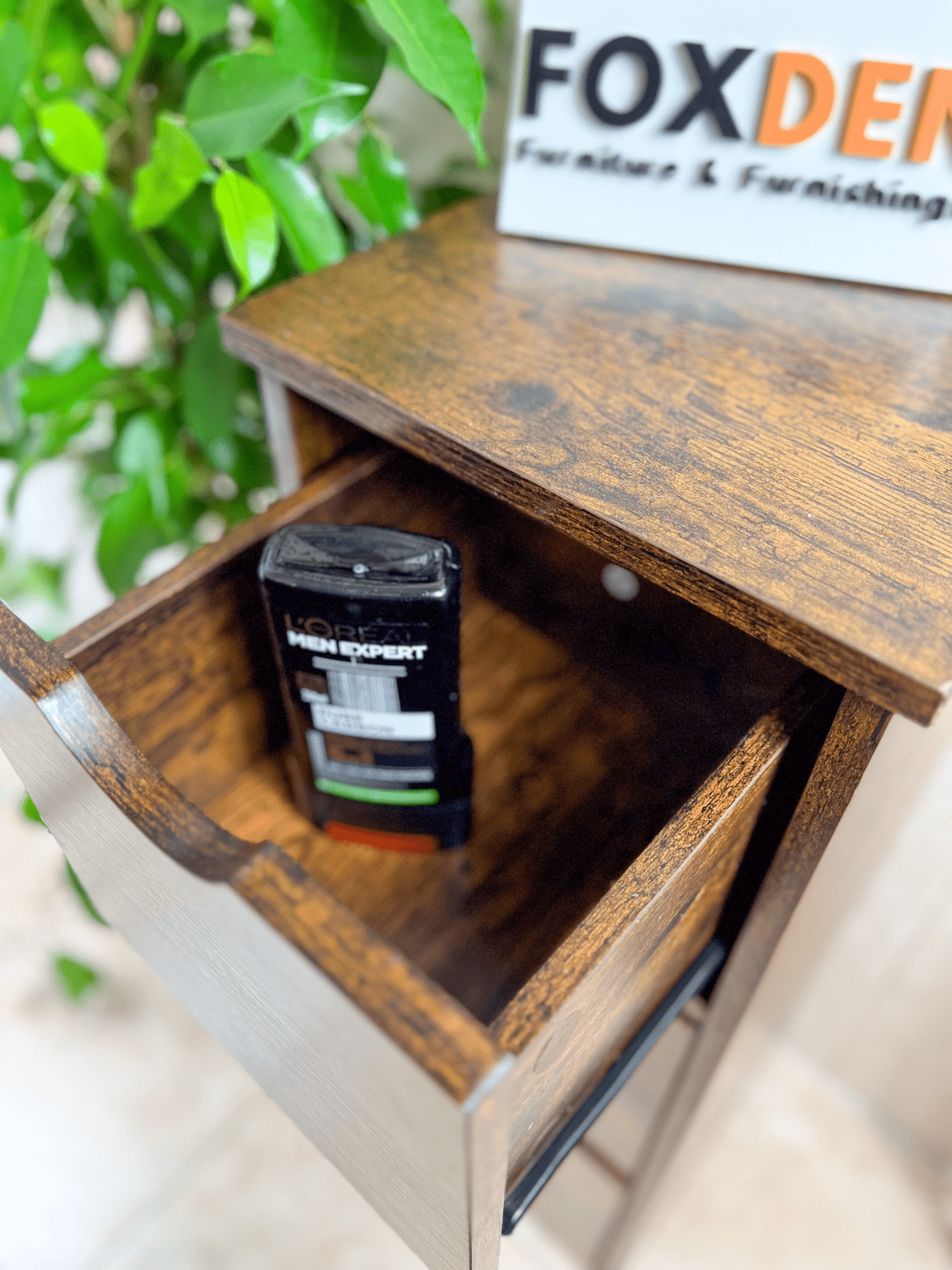 Tall Slim Cabinet Narrow Shoe Bathroom Bedroom Cupboard Side Table Bedside Unit - Home and Garden Furniture Shop - rustic - furniture