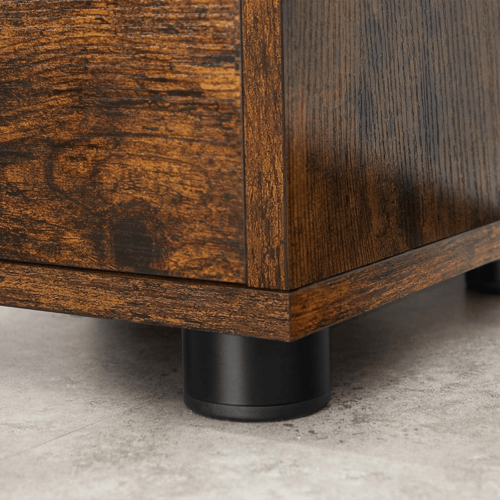 Tall Slim Cabinet Narrow Shoe Bathroom Bedroom Cupboard Side Table Bedside Unit - Home and Garden Furniture Shop - rustic - furniture