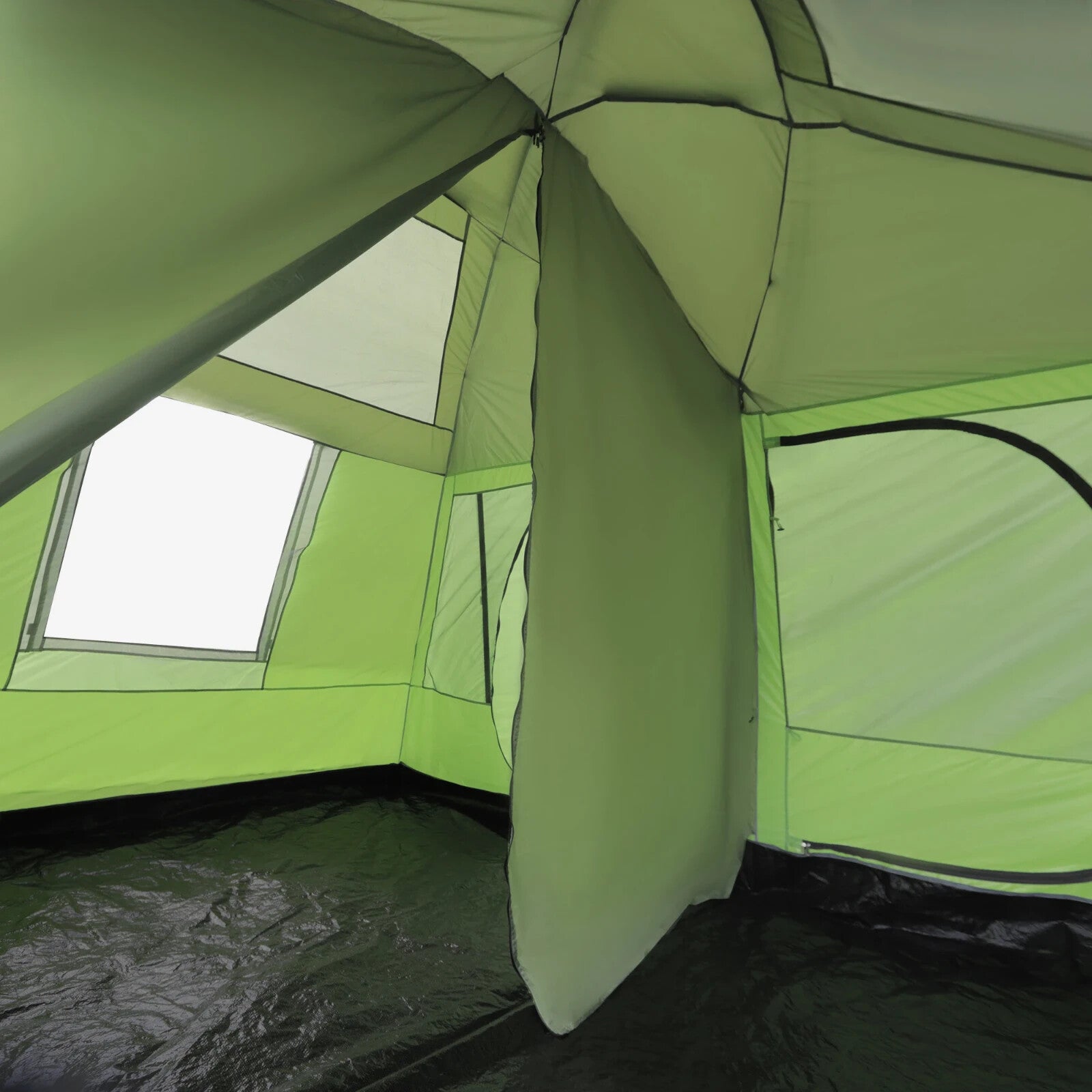 Tunnel Camping Tent with Porch 2 Rooms Lantern Hook & Portable Carry Bag Shelter - Home and Garden Furniture Shop - rustic - furniture