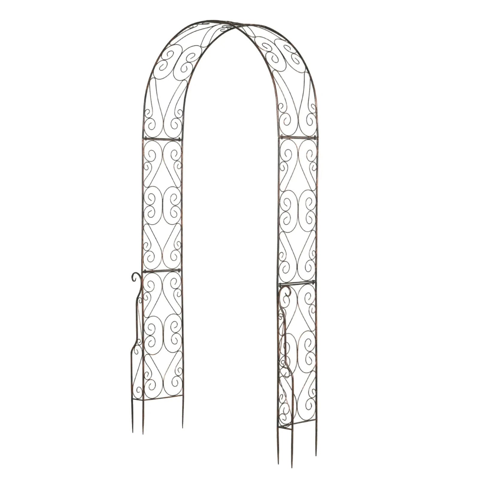 Vintage Metal Garden Arch Arbour Rose Climbing Archway Plant Wedding Decorative - Home and Garden Furniture Shop - #rustic - furniture#