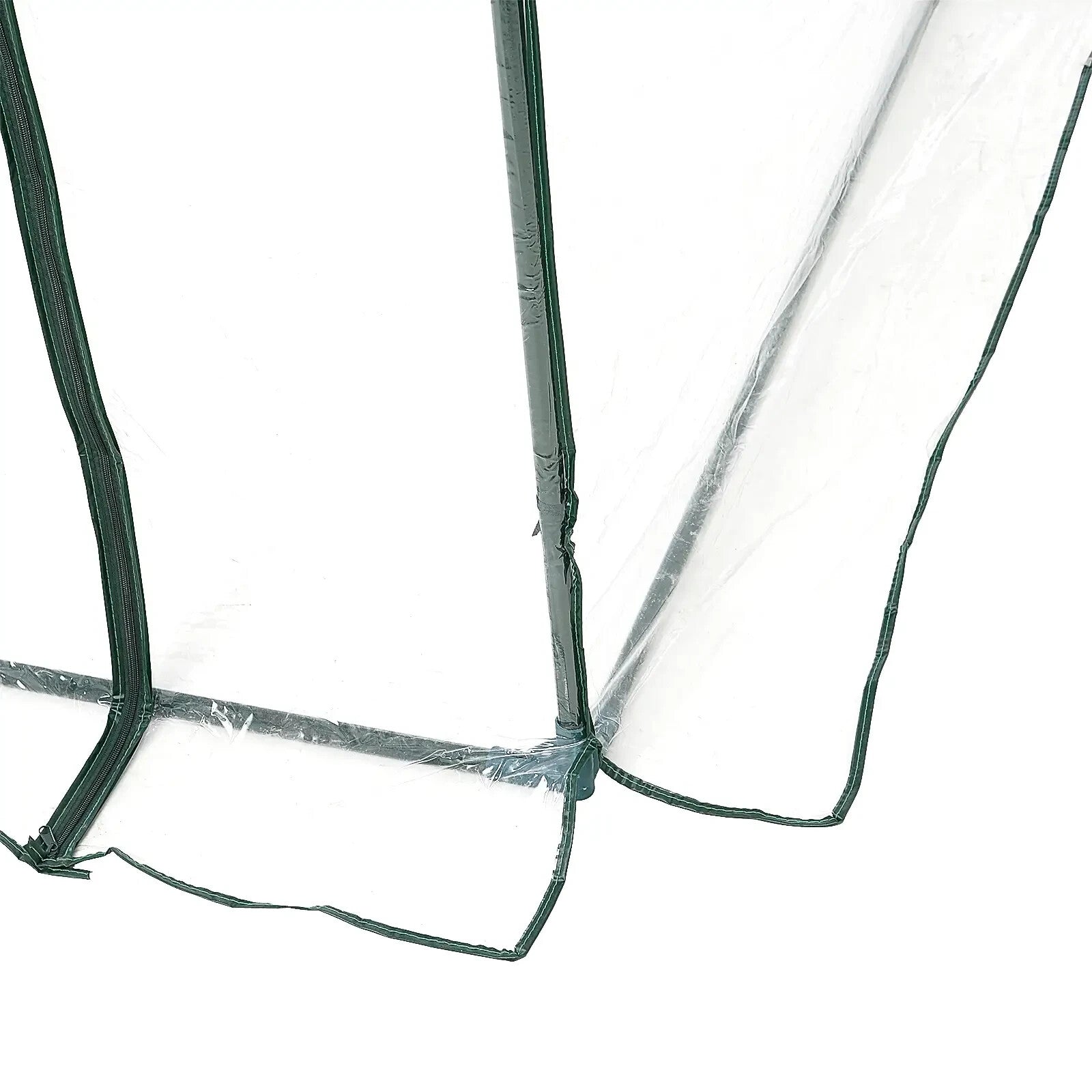 Walk In Polytunnel Greenhouse Door PVC Cover 2.5 x 2m Garden Potting Plant Shed - Home and Garden Furniture Shop - rustic - furniture