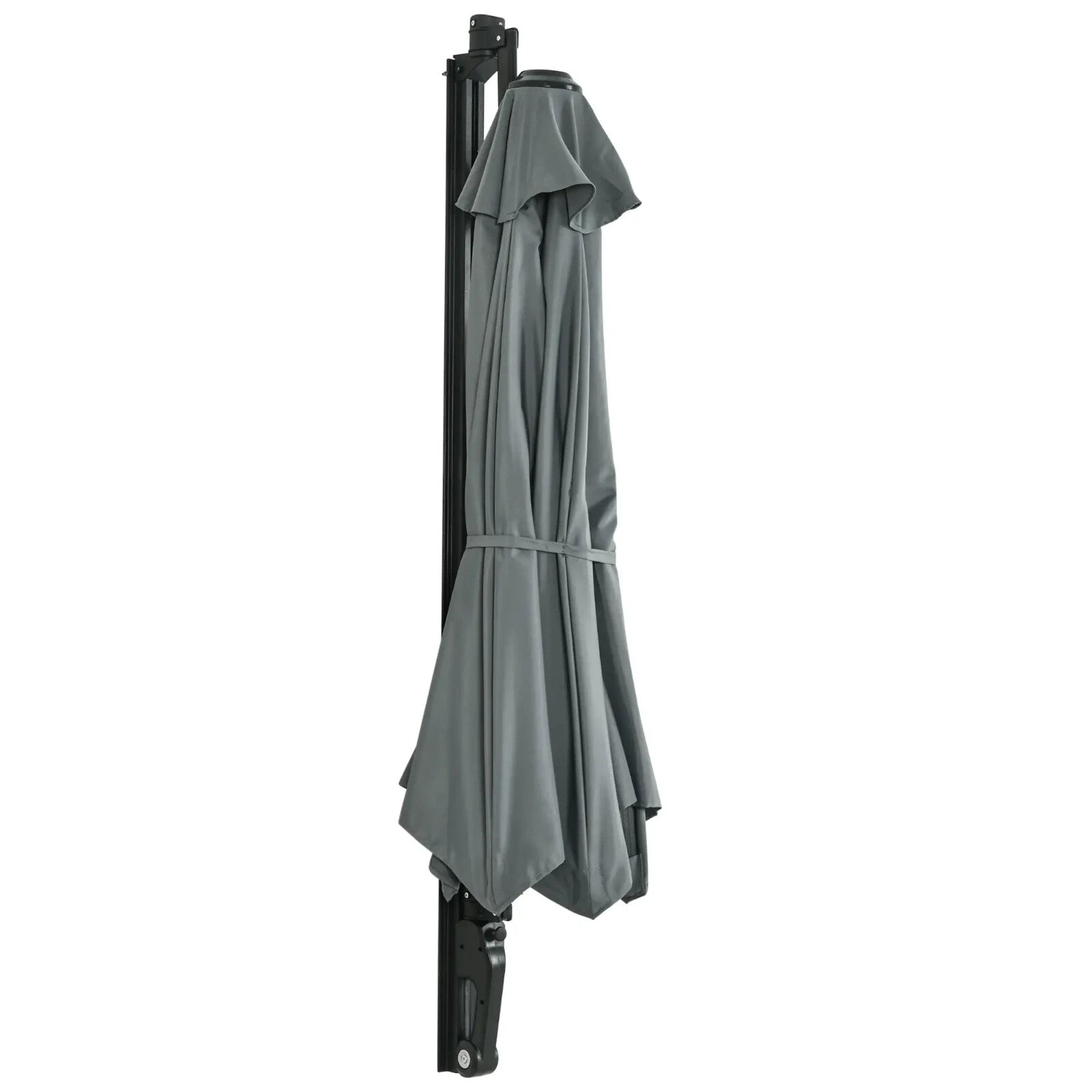 Wall Mounted Garden Parasol with 180 Degree Rotating Canopy for Patio Porch Deck - Home and Garden Furniture Shop - rustic - furniture
