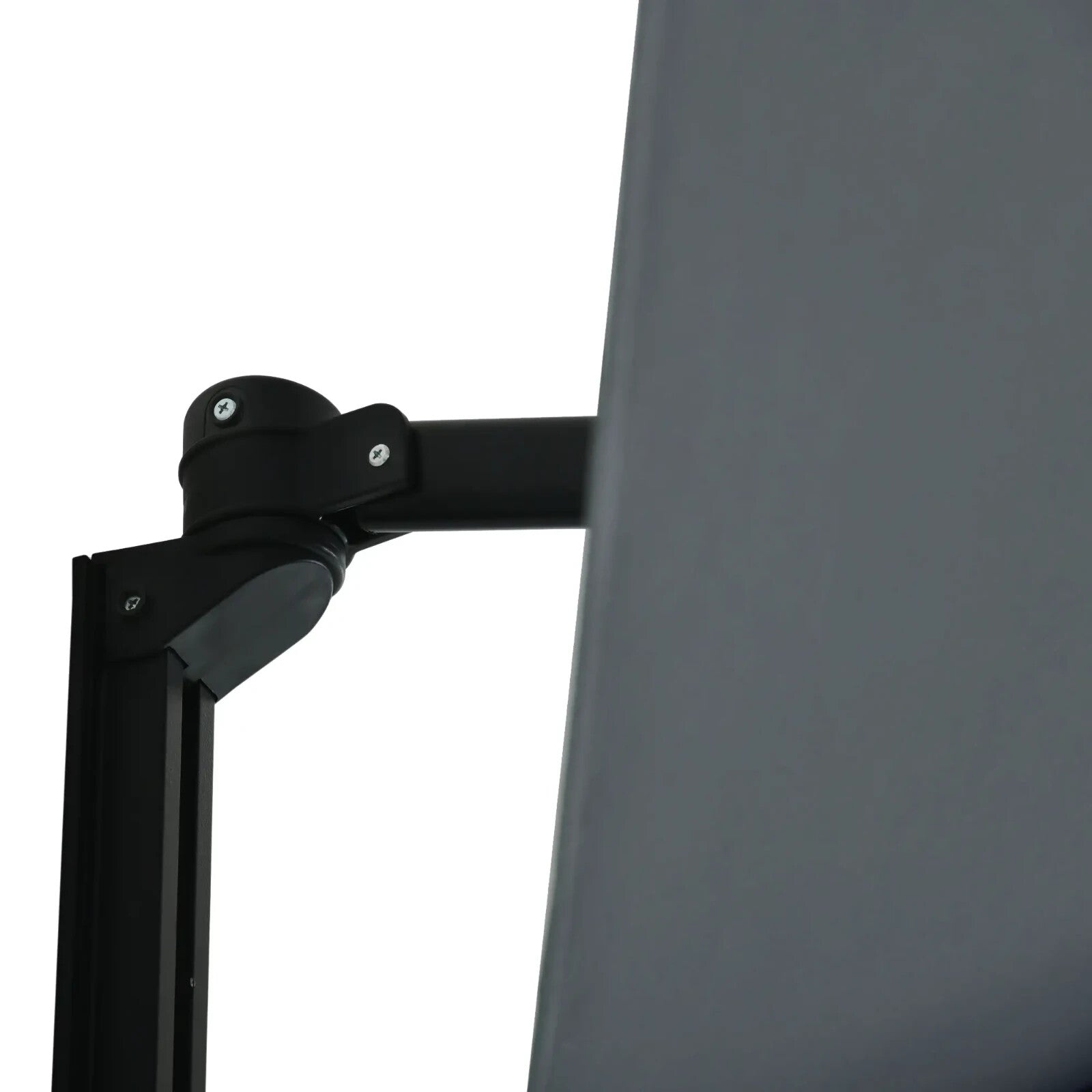 Wall Mounted Parasol 180 Degree Rotating Canopy Patio Garden Umbrella for Porch - Home and Garden Furniture Shop - rustic - furniture