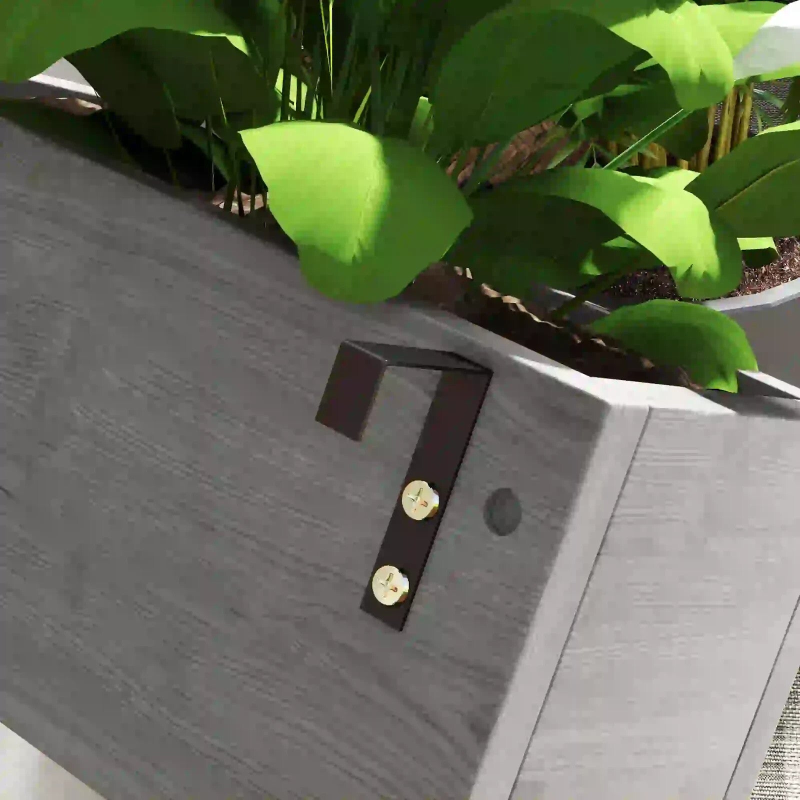 Wall Mounted Wooden Garden Planters With Trellis And 3 Boxes Outdoor Patio - Home and Garden Furniture Shop - rustic - furniture