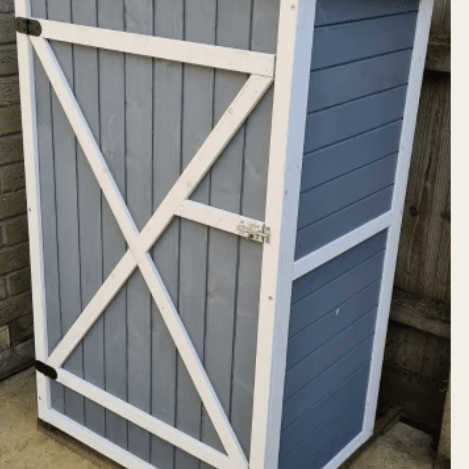 Waterproof Wooden Garden Shed Outdoor Utility Cabinet Storage Small Tool Box Fir - Home and Garden Furniture Shop - rustic - furniture