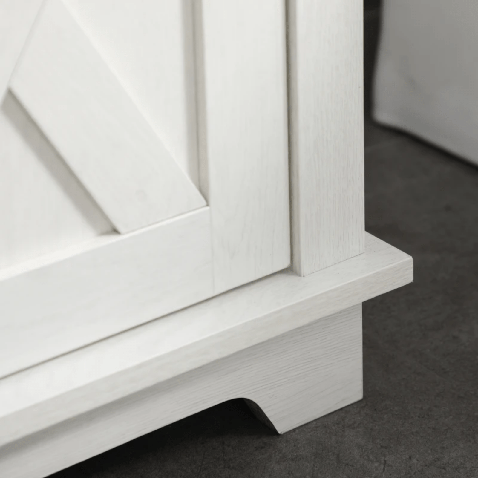 White Bathroom Under Sink Vanity Unit Wash Basin Base Cabinet Storage Cupboard - Home and Garden Furniture Shop - rustic - furniture