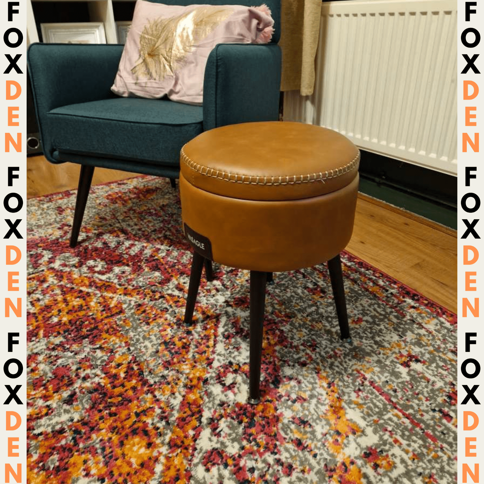 White Dressing Table with Large Mirror Vanity Table with 2 Drawers Make Up Desk - Home and Garden Furniture Shop - rustic - furniture