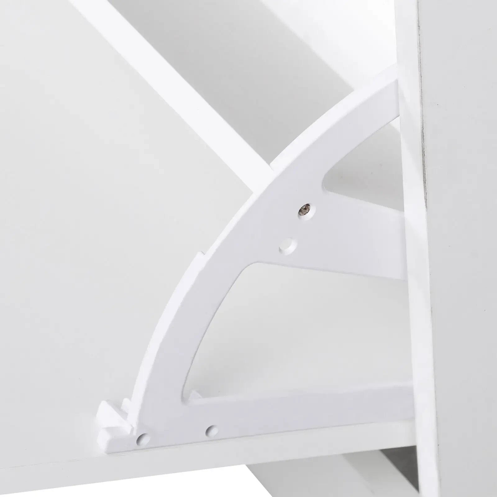 White Hallway Shoe Storage Unit Coat Rack Stand Bench Shelf Cabinet Mirror Hooks - Home and Garden Furniture Shop - rustic - furniture