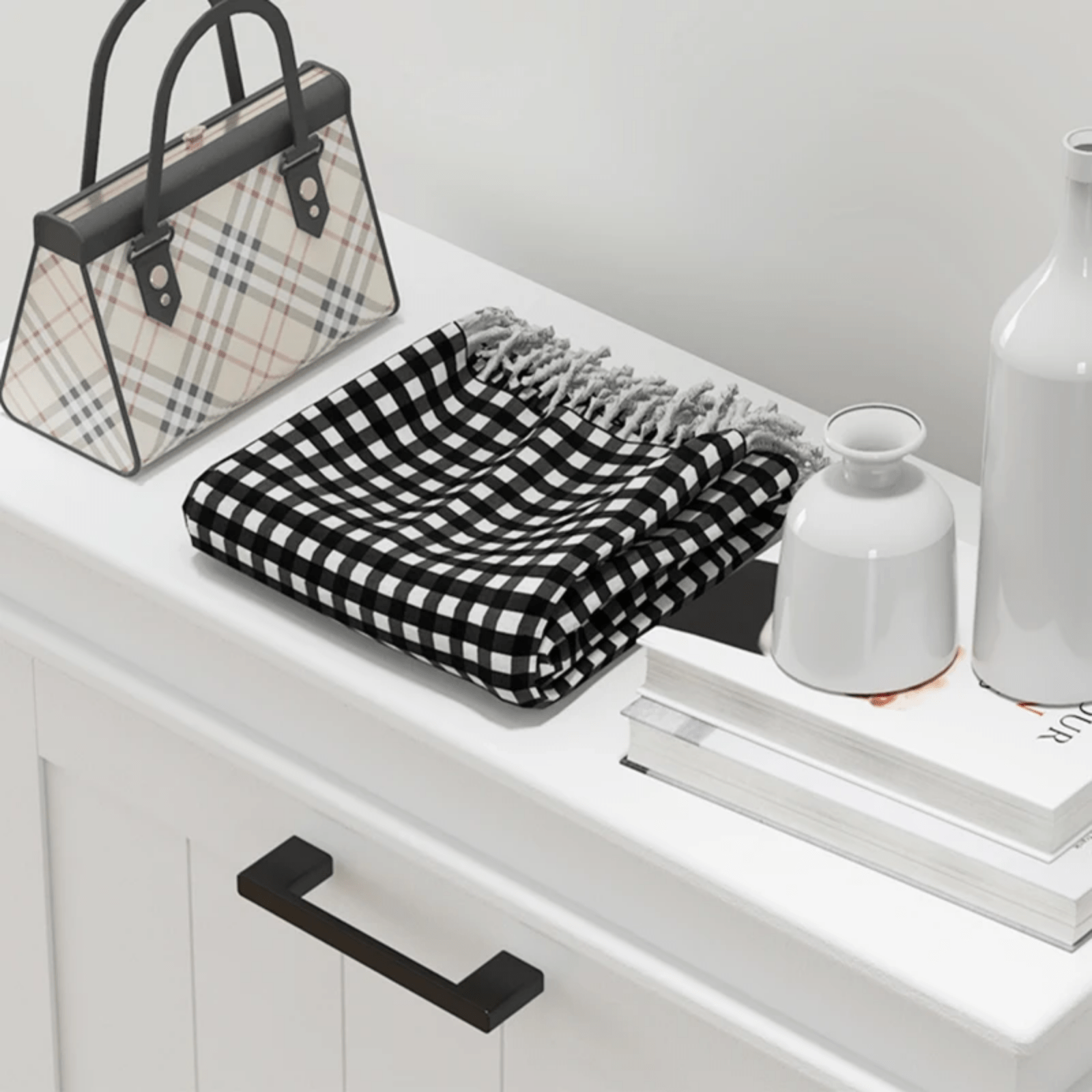 White Narrow Shoe Cabinet Hallway Shoe Storage Adjustable Shelves 15 Pairs Shoes - Home and Garden Furniture Shop - rustic - furniture