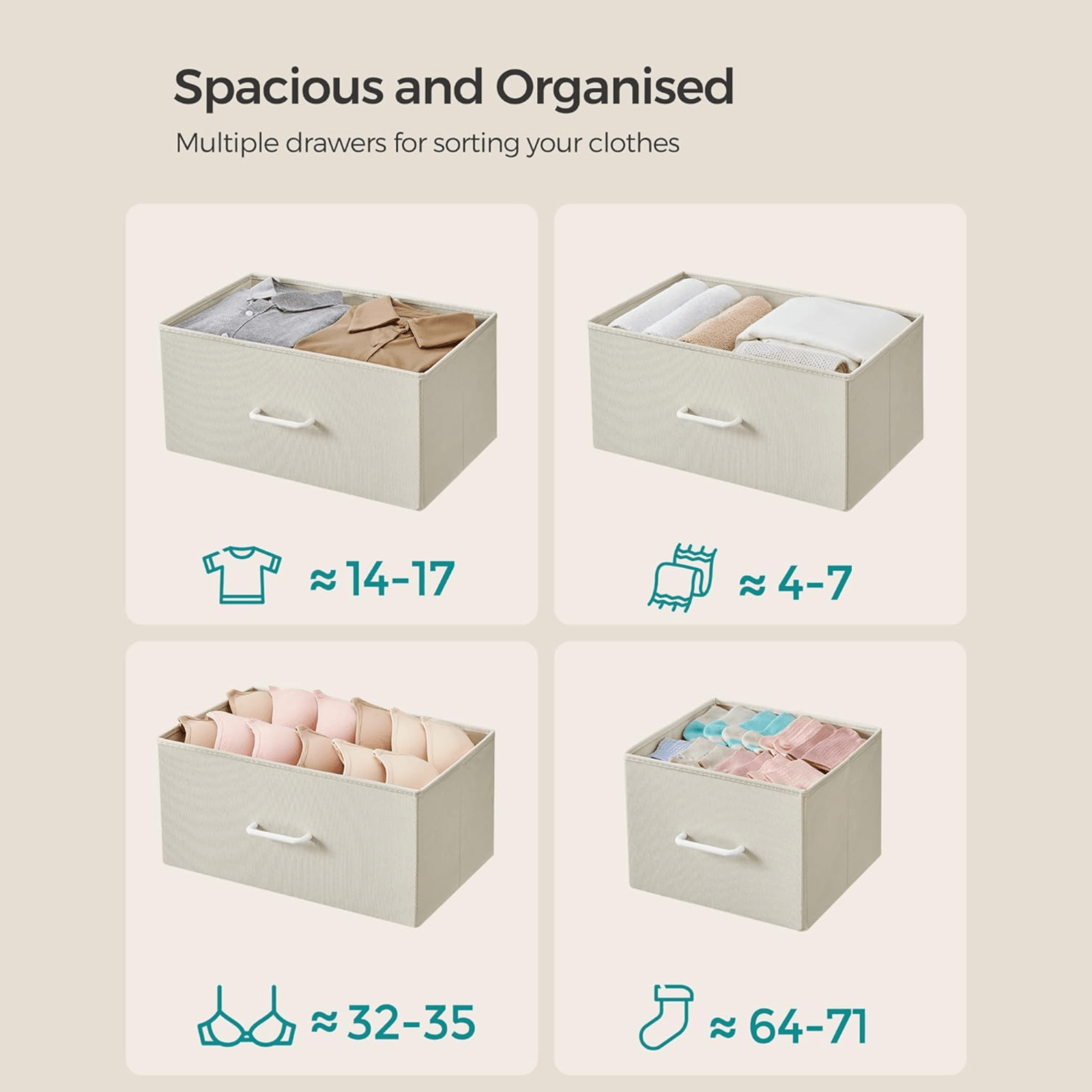 White Oak Large Bedroom Chest of Drawers Vintage Dresser Sideboard Metal Storage - Home and Garden Furniture Shop - rustic - furniture