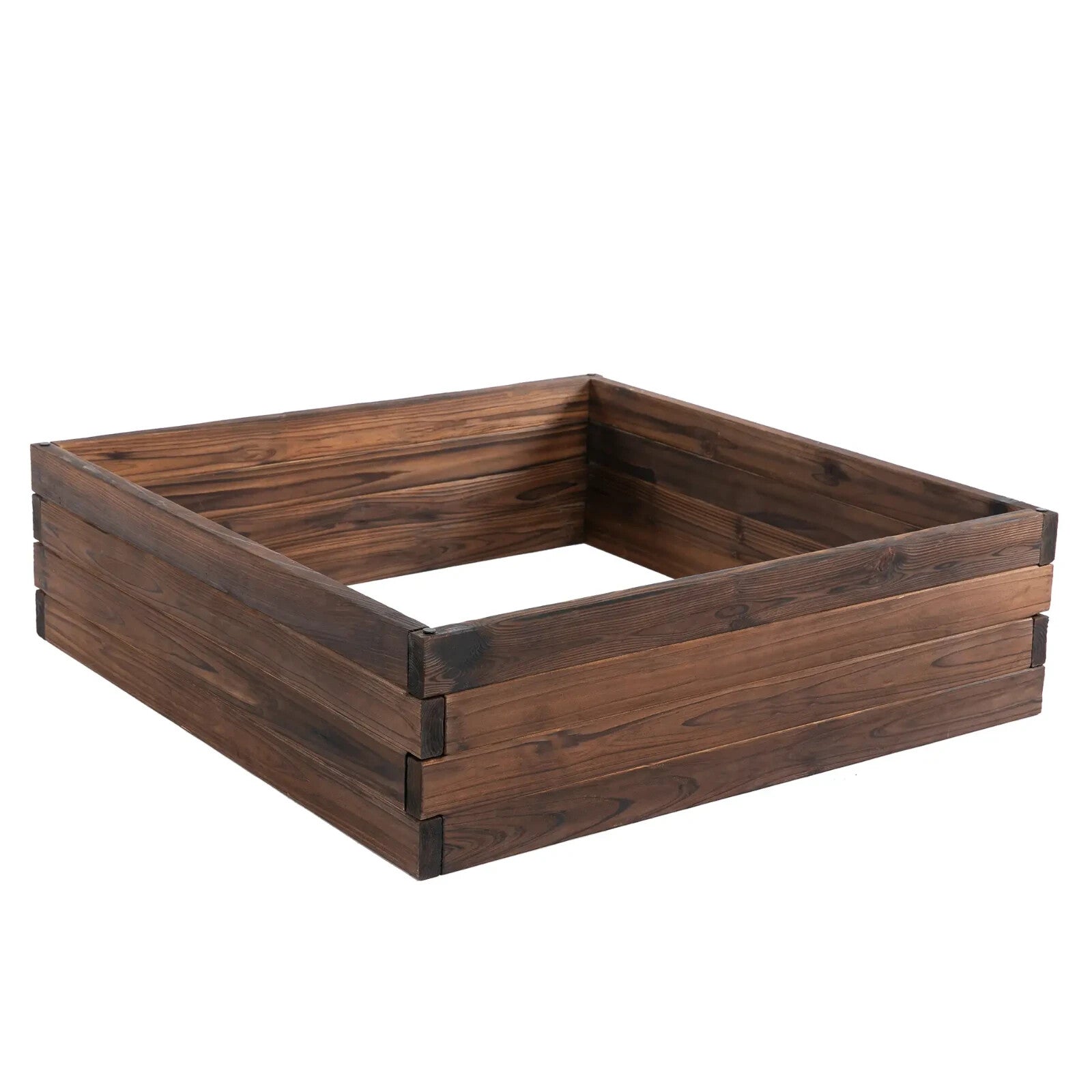 Wood Raised Garden Bed Wooden Planter Box Vegetables Flowers Outdoor 80 x 80cm - Home and Garden Furniture Shop - rustic - furniture