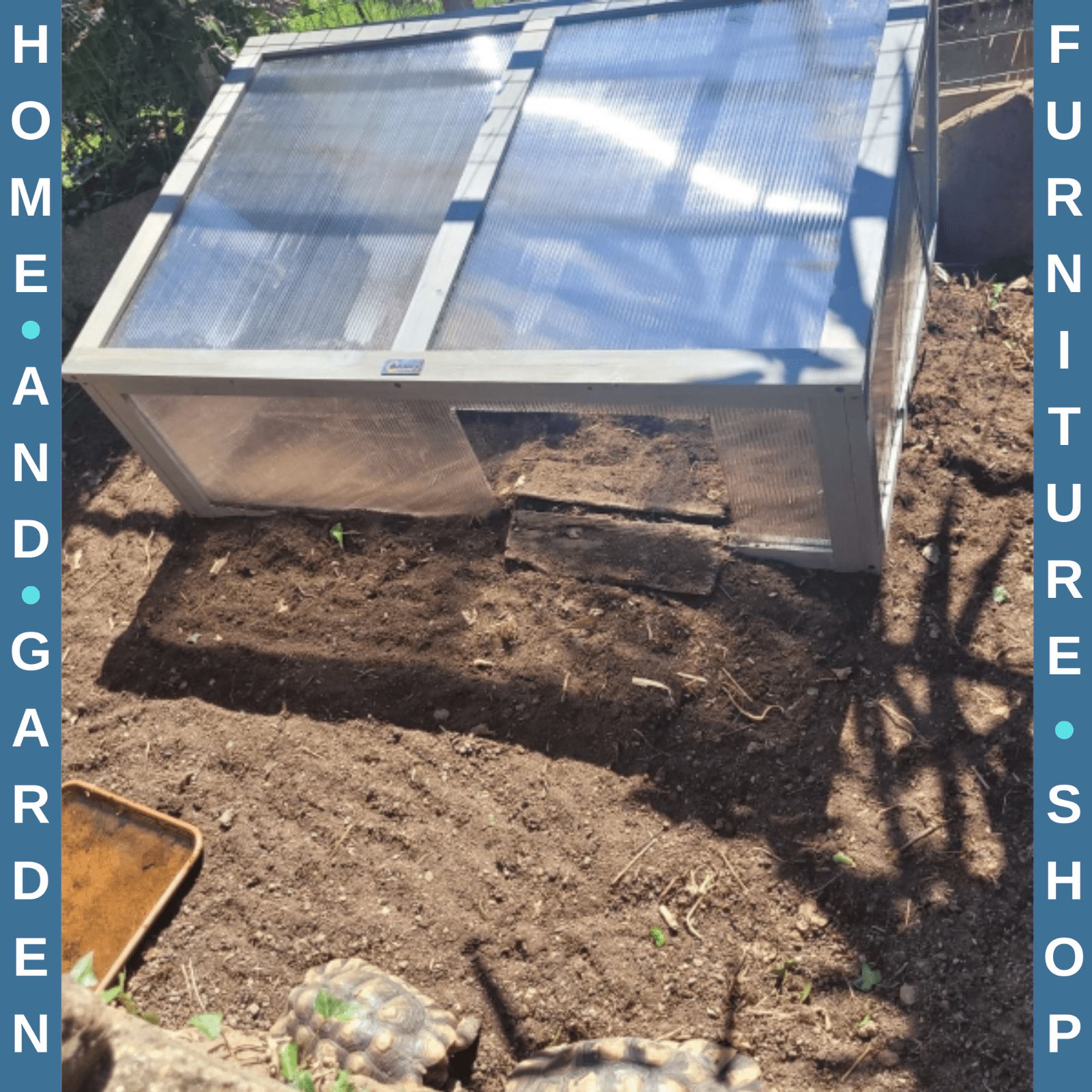 Wooden Cold Frame Greenhouse with Openable Top Polycarbonate Panels 100x65x40 cm - Home and Garden Furniture Shop - rustic - furniture