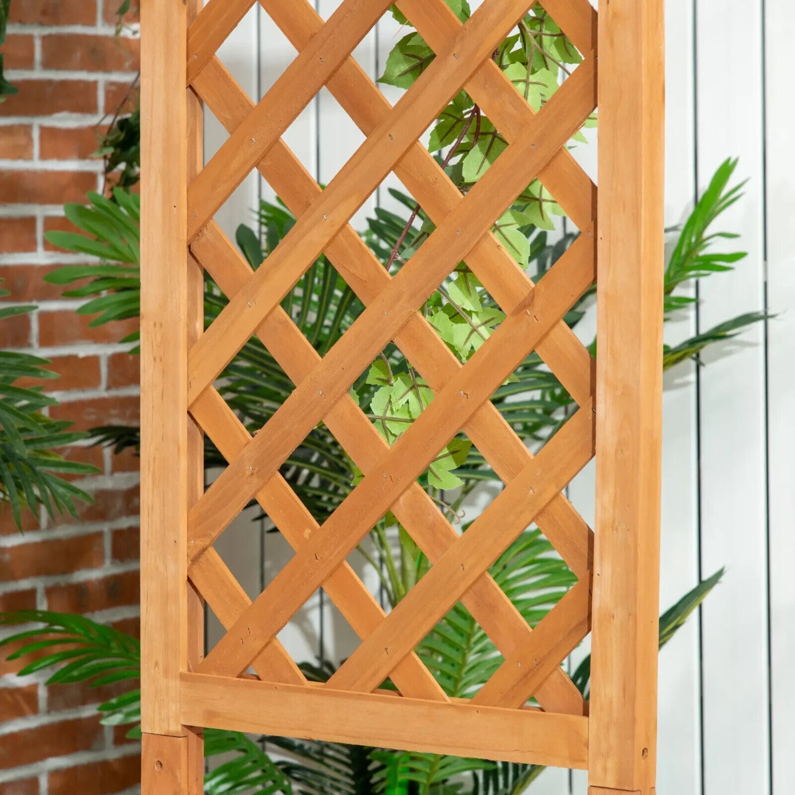 Wooden Garden Arbour Bench w/ Seat for Vines Climbing Plants Outdoor Patio Decor - Home and Garden Furniture Shop - #rustic - furniture#