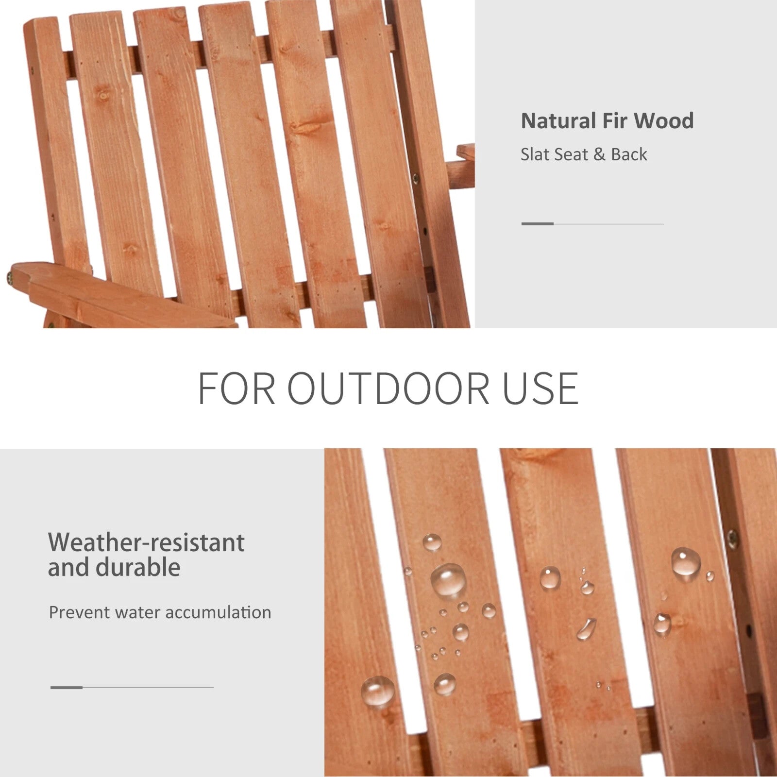 Wooden Garden Companion Bench Love Seat Rustic Set 2 Chairs Outdoor Patio Table - Home and Garden Furniture Shop - rustic - furniture