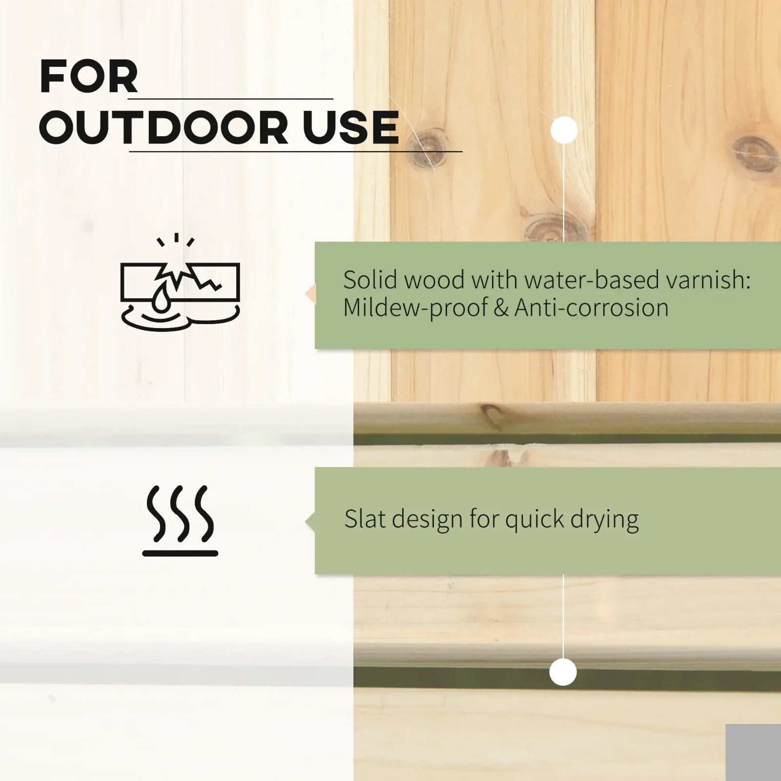 Wooden Garden Planter Bench Raised Bed with Seat for Patio Park or Allotment - Home and Garden Furniture Shop - rustic - furniture