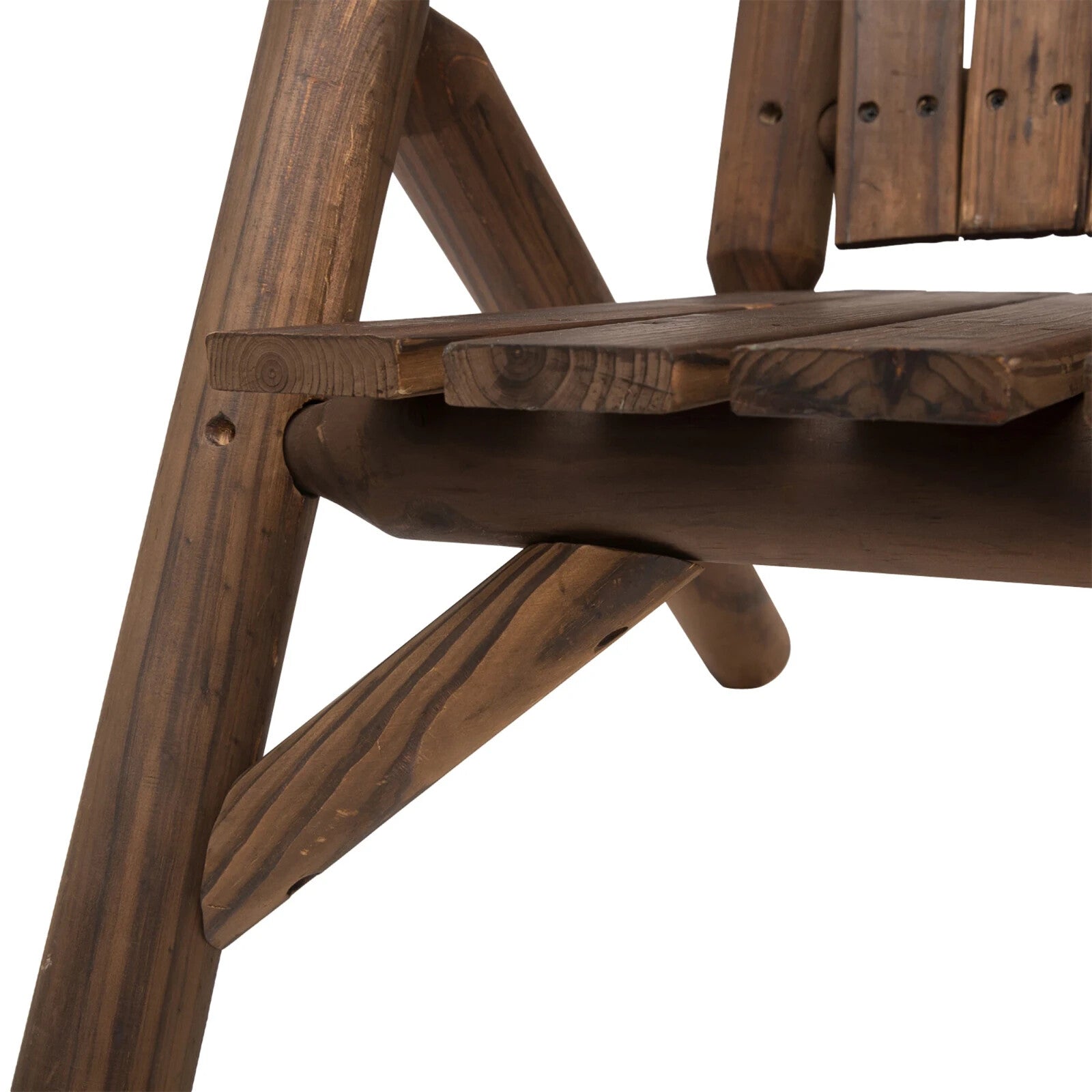 Wooden Patio Bench 2 Seater Loveseat Coffee Table Garden Chair Outdoor Furniture - Home and Garden Furniture Shop - rustic - furniture