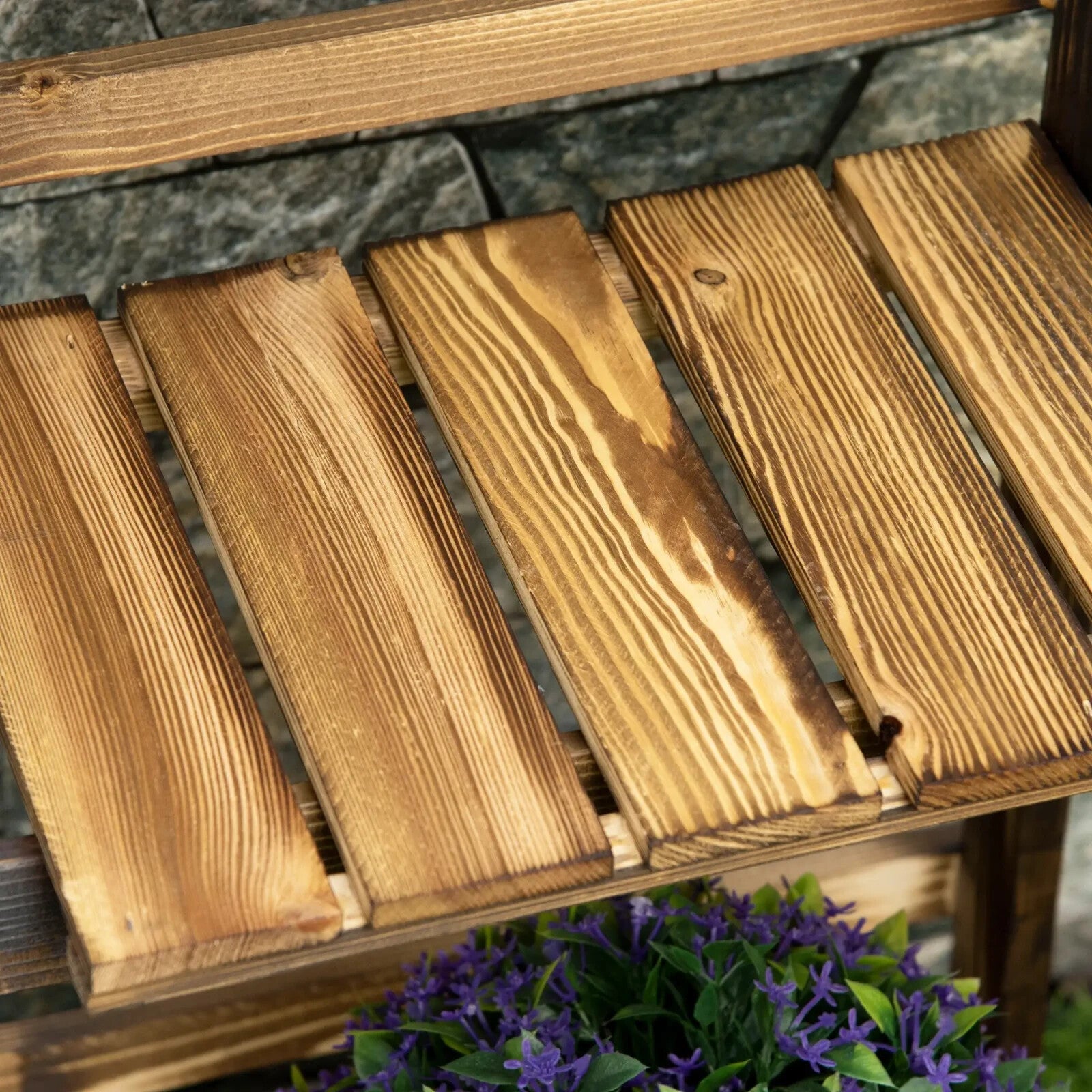 Wooden Plant Stand for Garden or Indoor Display Flower Pot Holder and Plant Rack - Home and Garden Furniture Shop - rustic - furniture