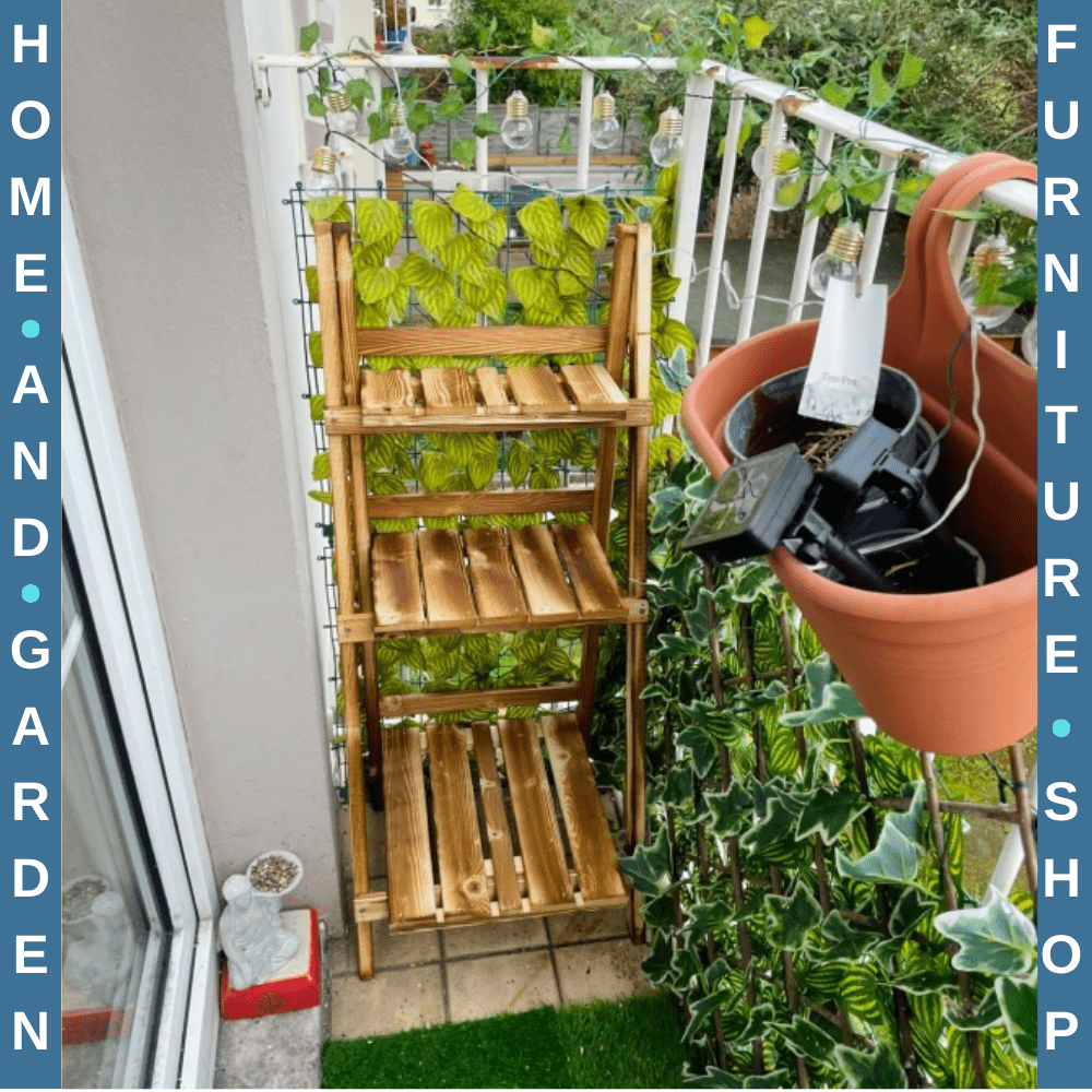 Wooden Plant Stand for Garden or Indoor Display Flower Pot Holder and Plant Rack - Home and Garden Furniture Shop - rustic - furniture