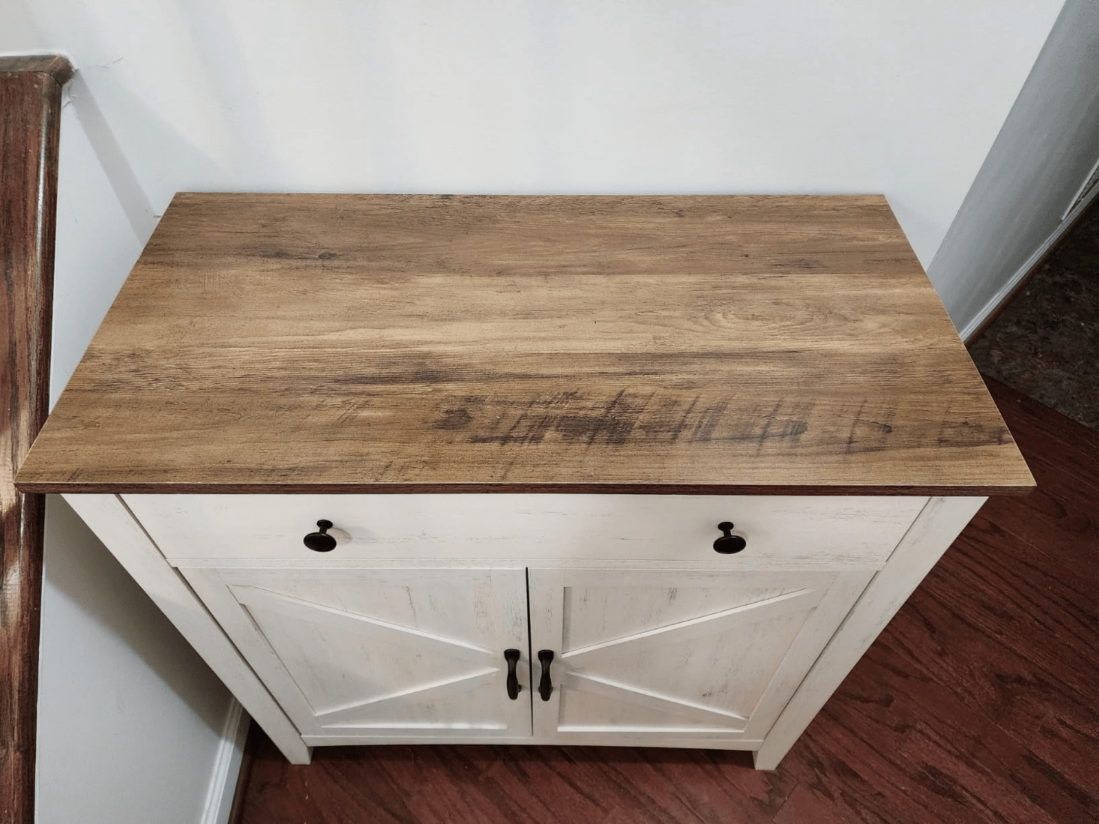 Wooden Rustic Sideboard Cupboard Farmhouse Side Cabinet Shabby Chic Kitchen Unit - Home and Garden Furniture Shop - rustic - furniture