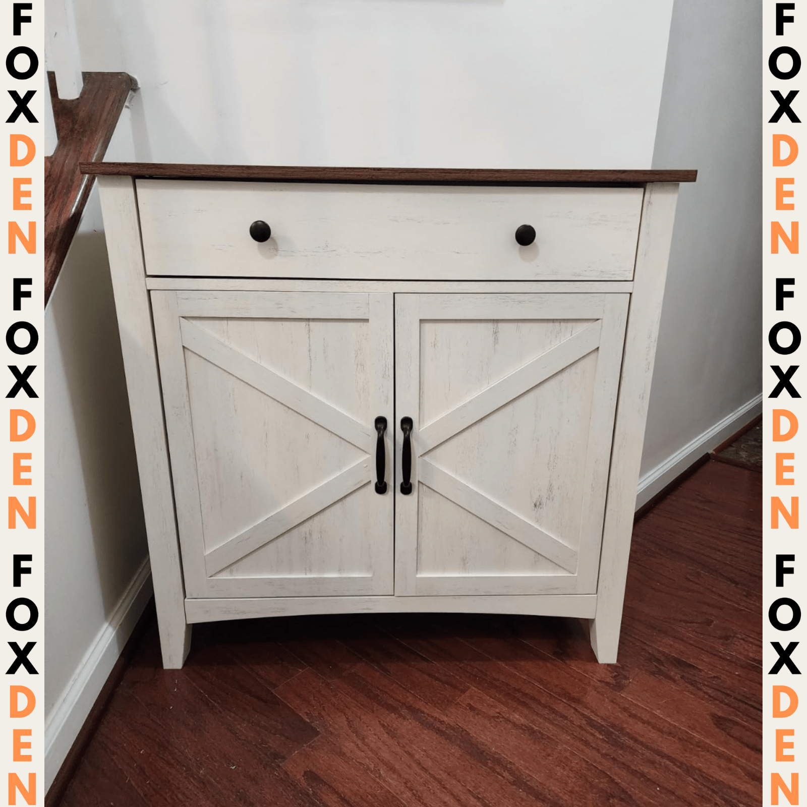 Wooden Rustic Sideboard Cupboard Farmhouse Side Cabinet Shabby Chic Kitchen Unit - Home and Garden Furniture Shop - rustic - furniture