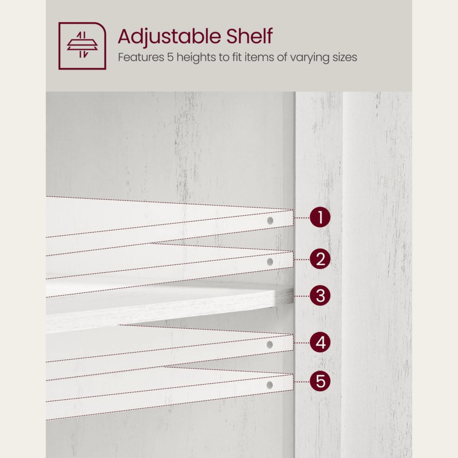 Wooden Rustic Sideboard Cupboard Farmhouse Side Cabinet Shabby Chic Kitchen Unit - Home and Garden Furniture Shop - rustic - furniture