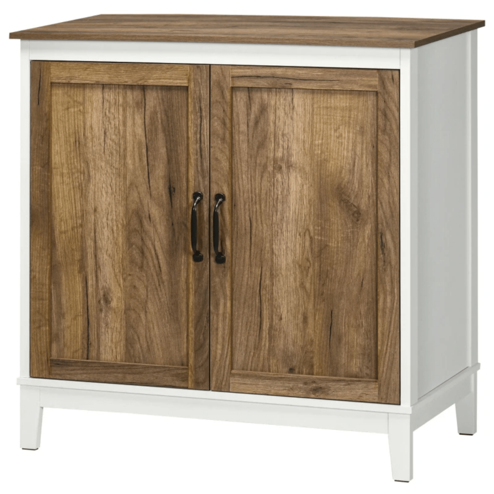 Wooden Rustic Sideboard Cupboard Farmhouse Side Storage Cabinet with 2 Doors - Home and Garden Furniture Shop - #rustic - furniture#