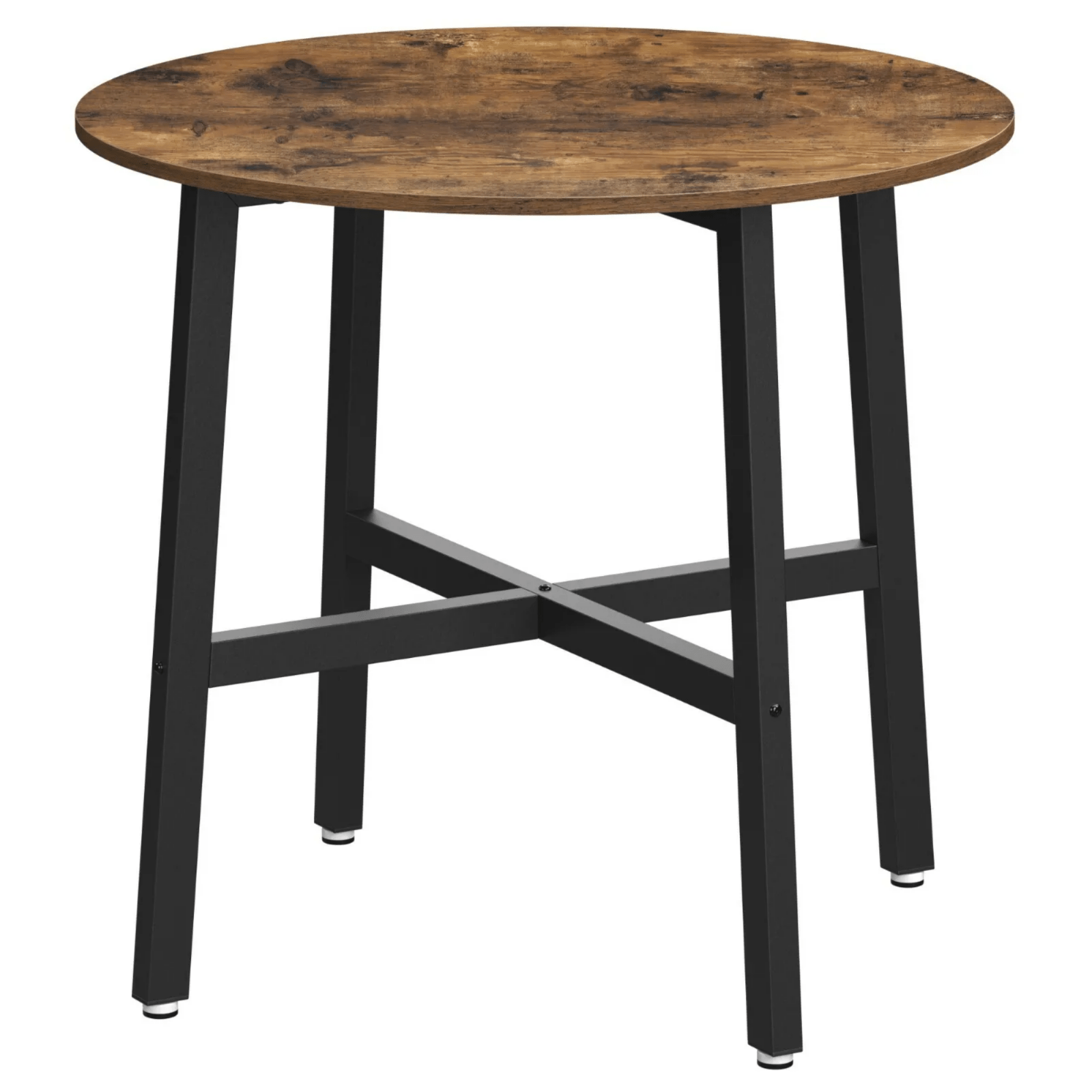 Wooden Rustic Small Round Dining Table Space Saving Kitchen Furniture Vintage UK - Home and Garden Furniture Shop - #rustic - furniture#